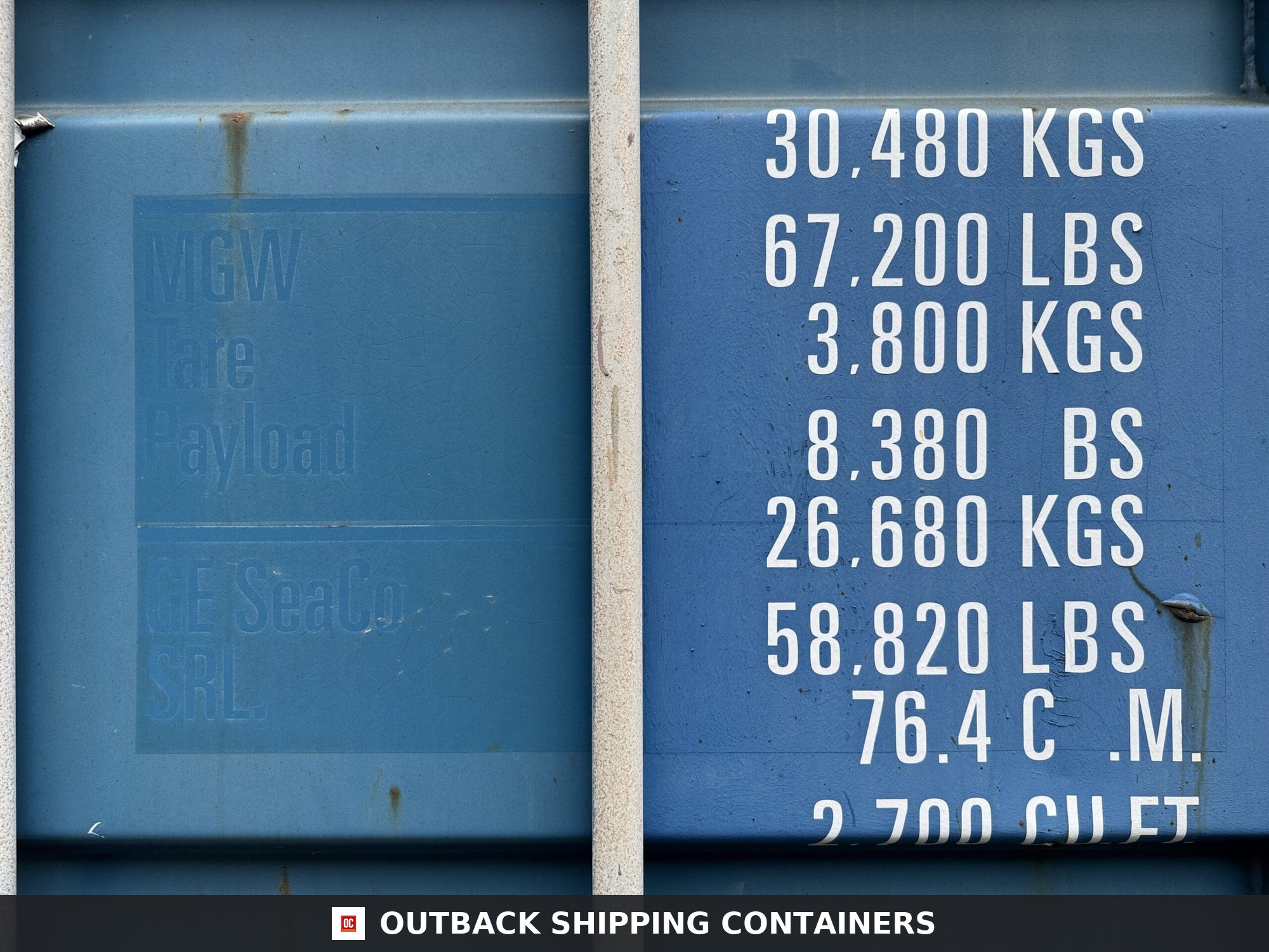 40ft Used High Cube Shipping Container – Wind & Watertight – Blue — 40ft — used (image 5 of 12)