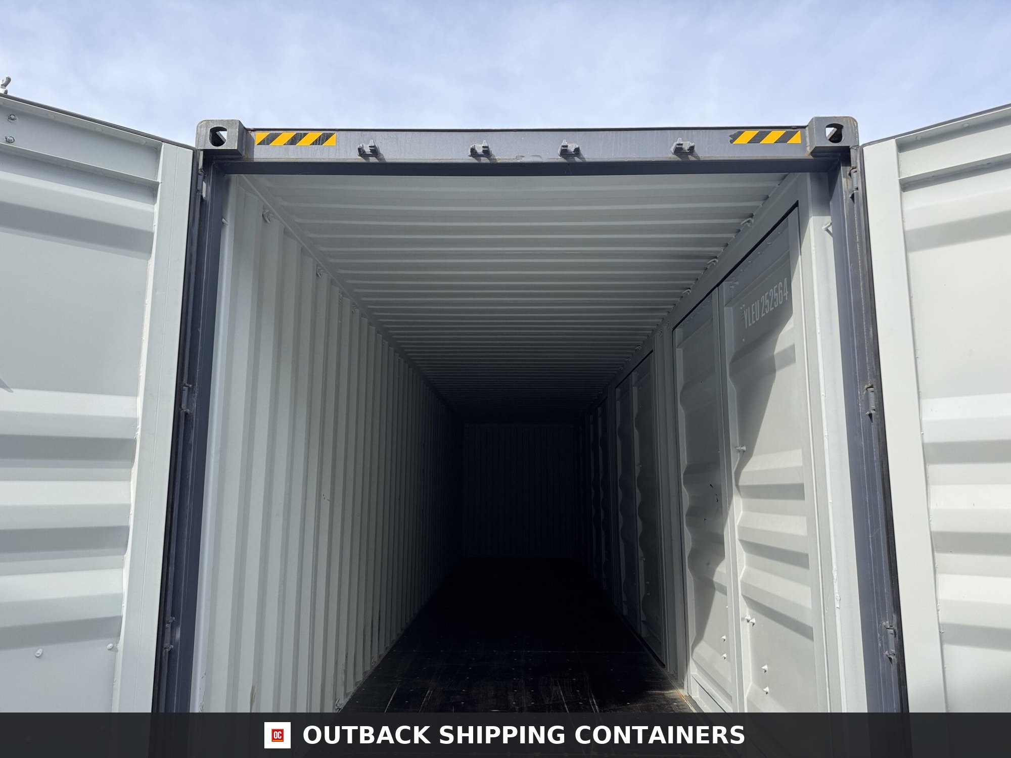 40ft New High Cube Shipping Container for Sale — Roof and Structural Detail 2 3 4 5 6 7 8 9 15 40ft New High Cube Shipping Container – Wind & Watertight – Dk Gray — 40ft — new (image 9 of 12)