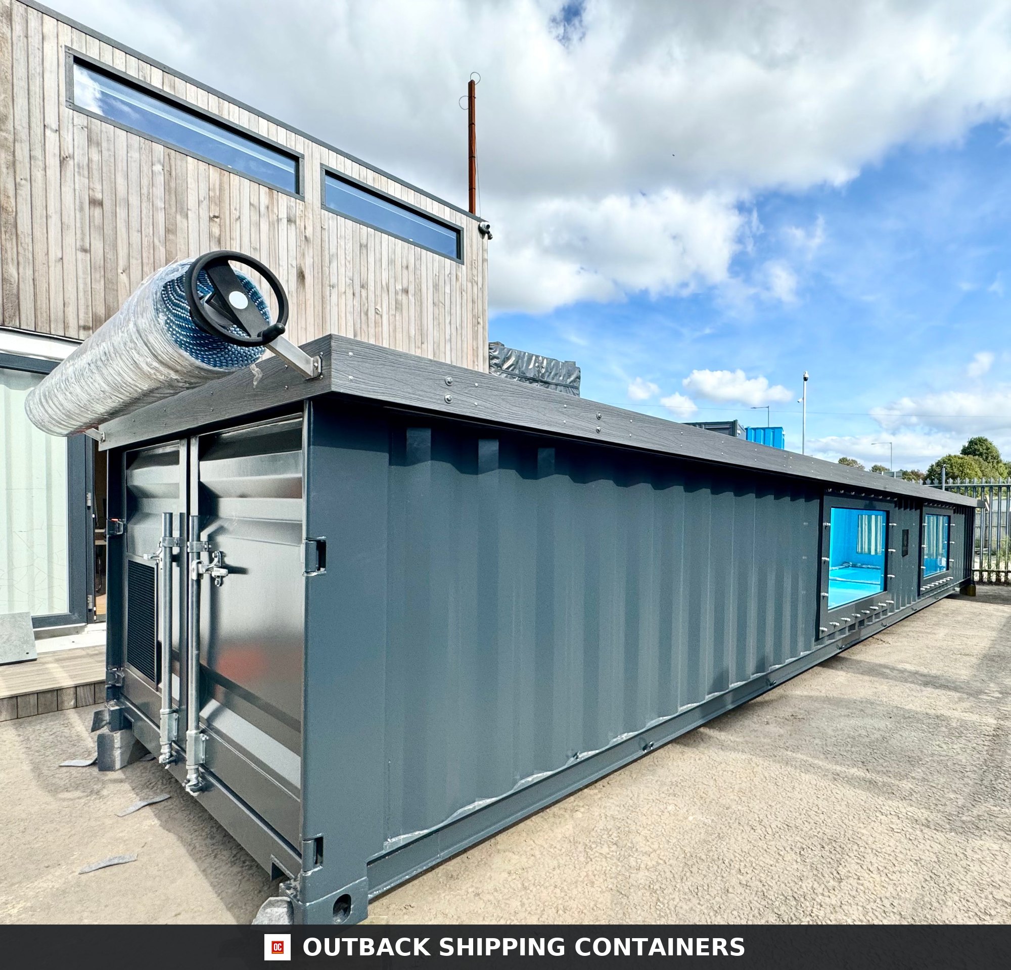 12M / 40FT Anthracite Container Pool — view 1 of 10