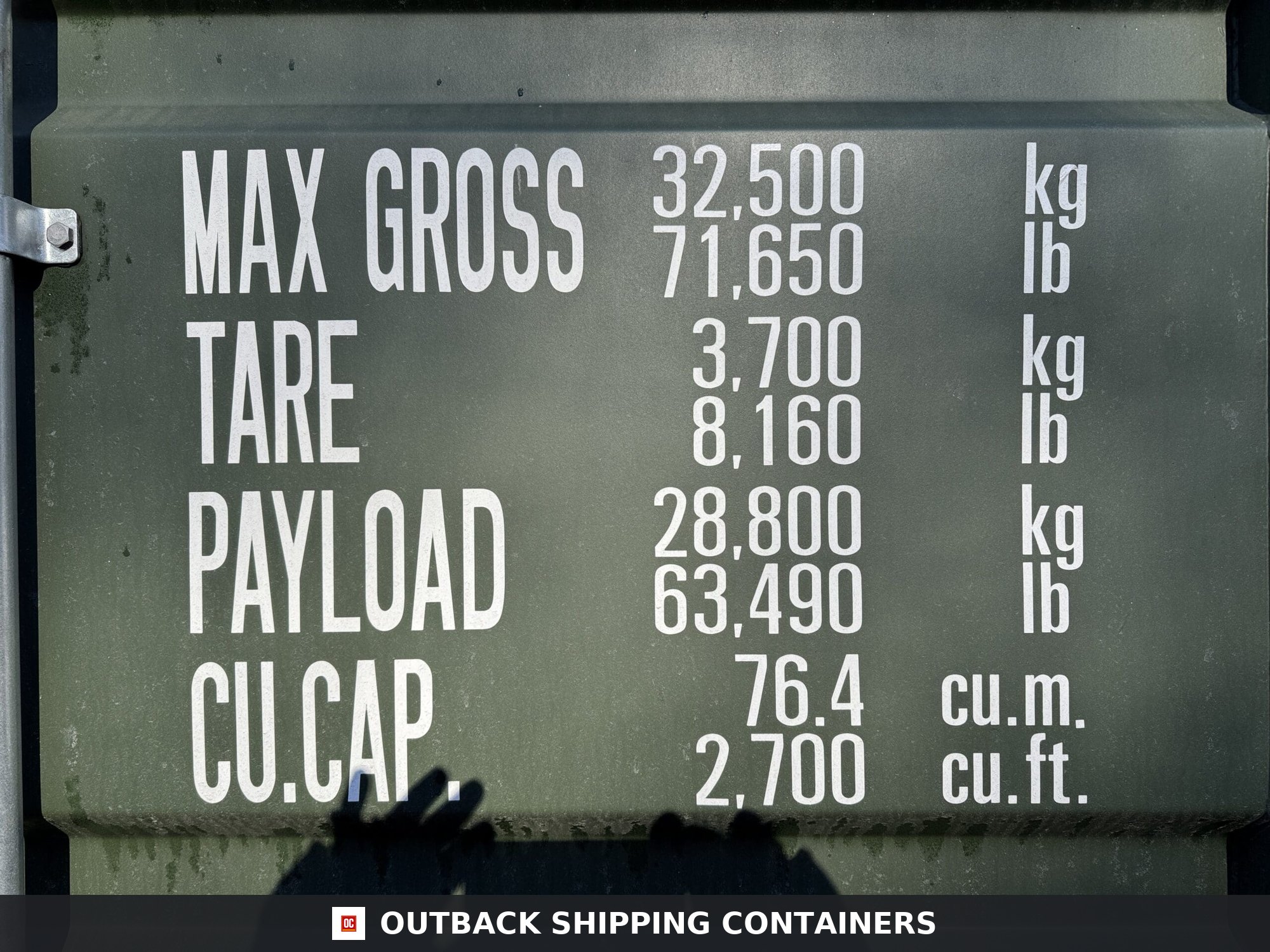 40ft New High Cube Shipping Container – Wind & Watertight – Green — 40ft — new (image 4 of 12)
