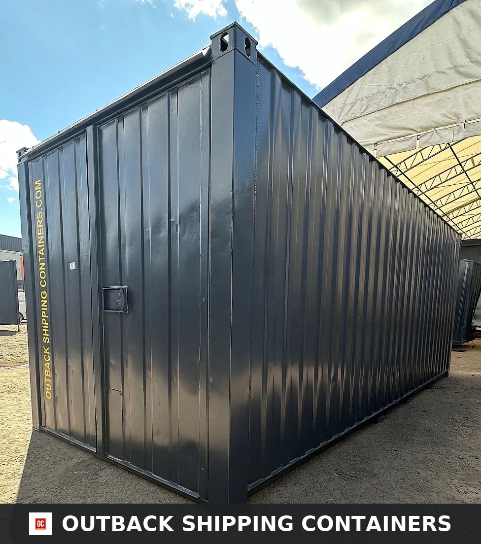 21ft x 8ft Anti-Vandal Secure Store — Portable Storage Container — Refurbished steel storage container by Outback Shipping Containers