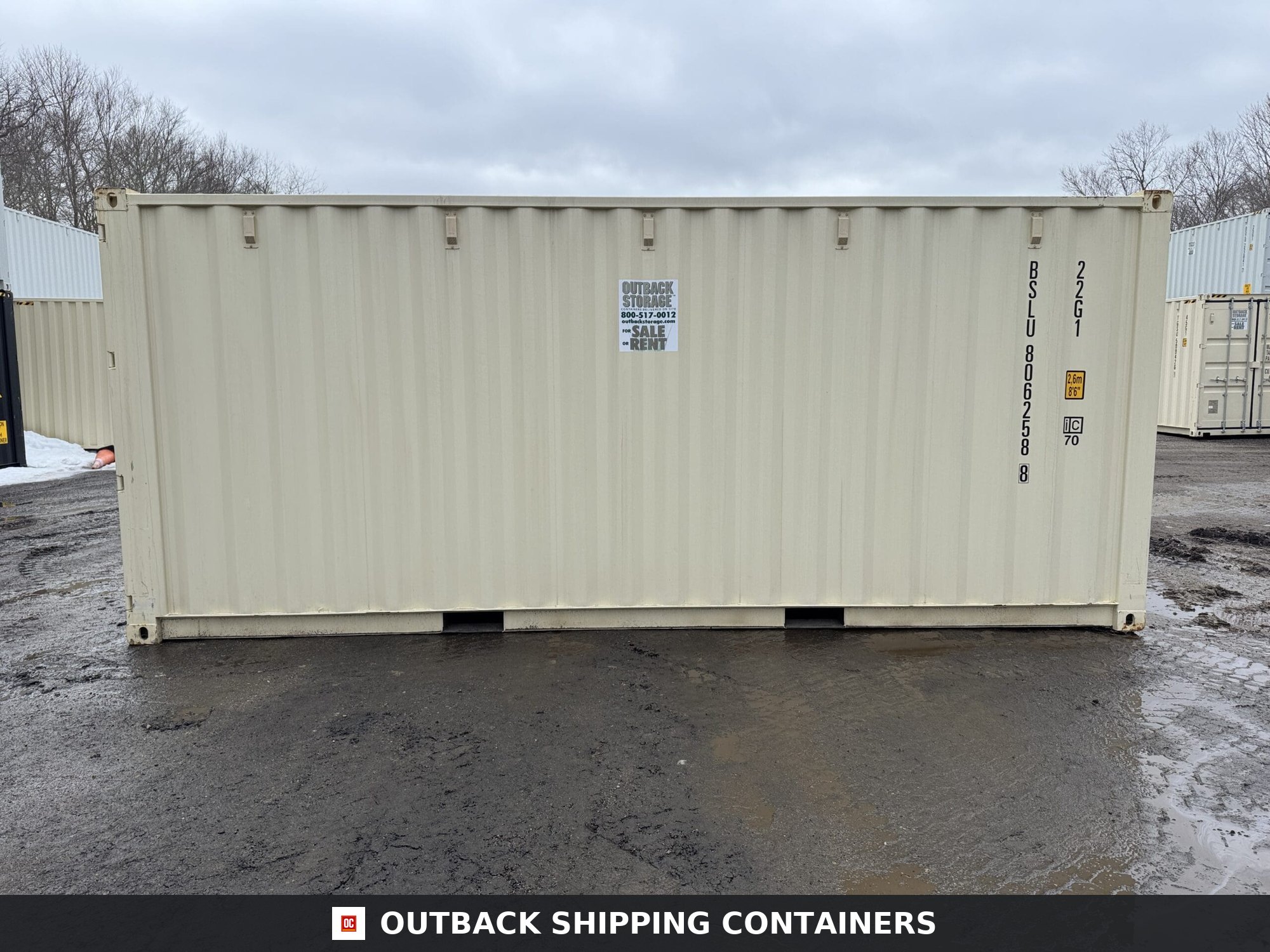 20ft New Shipping Container – Wind & Watertight – Beige — 20ft — new (image 7 of 12)