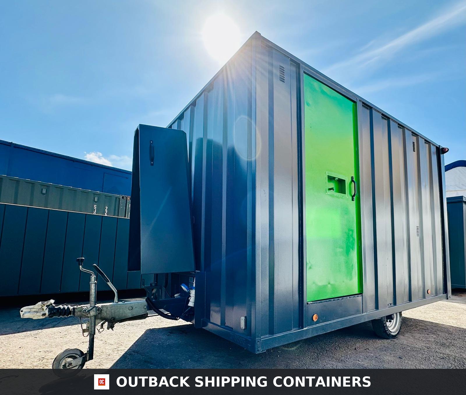 Groundhog Towable Mobile Welfare | Towable Toilet & Canteen | Self — Side Profile View 2 3 Groundhog Towable Mobile Welfare | Towable Toilet & Canteen | Self Contained | GP360 | No 1025
