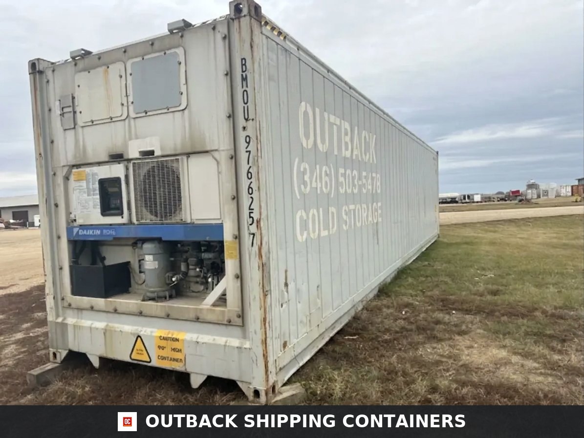 Daikin 40ft Refrigerated Shipping Container (Reefer) for Sale — Interior Detail Daikin 40ft Refrigerated Shipping Container (Reefer) — 40ft refrigerated container (image 6 of 6)