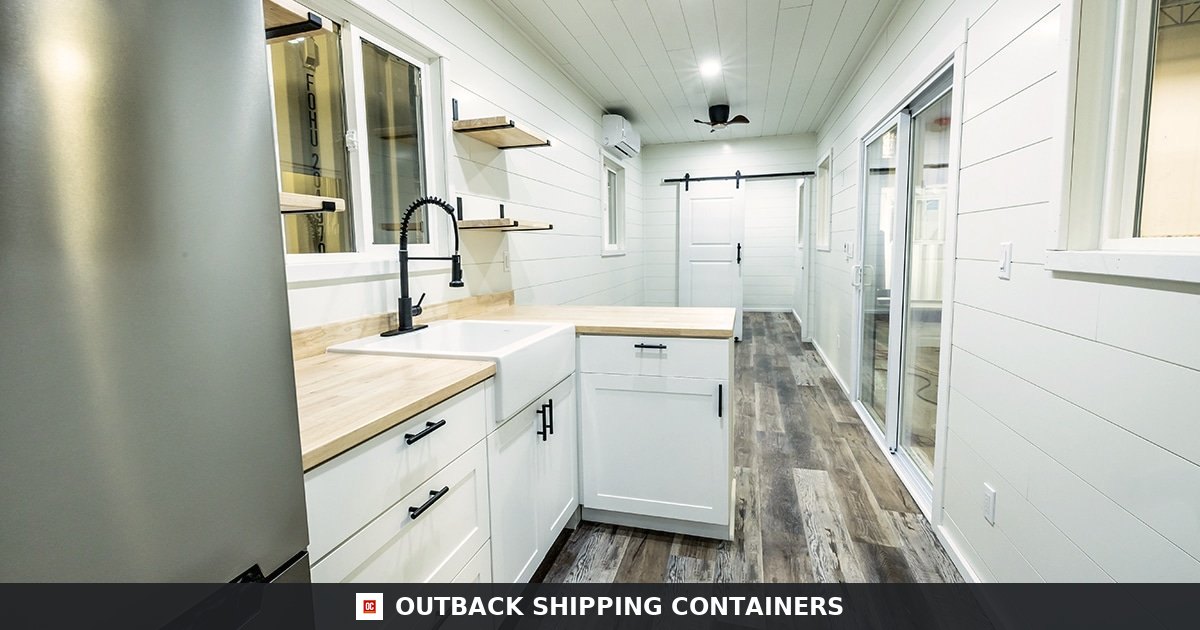 40ft Kennedy Luxury Container Home | 1 Bed 1 Bath Prefab Shipping Container House — 40ft — new (image 6 of 27)