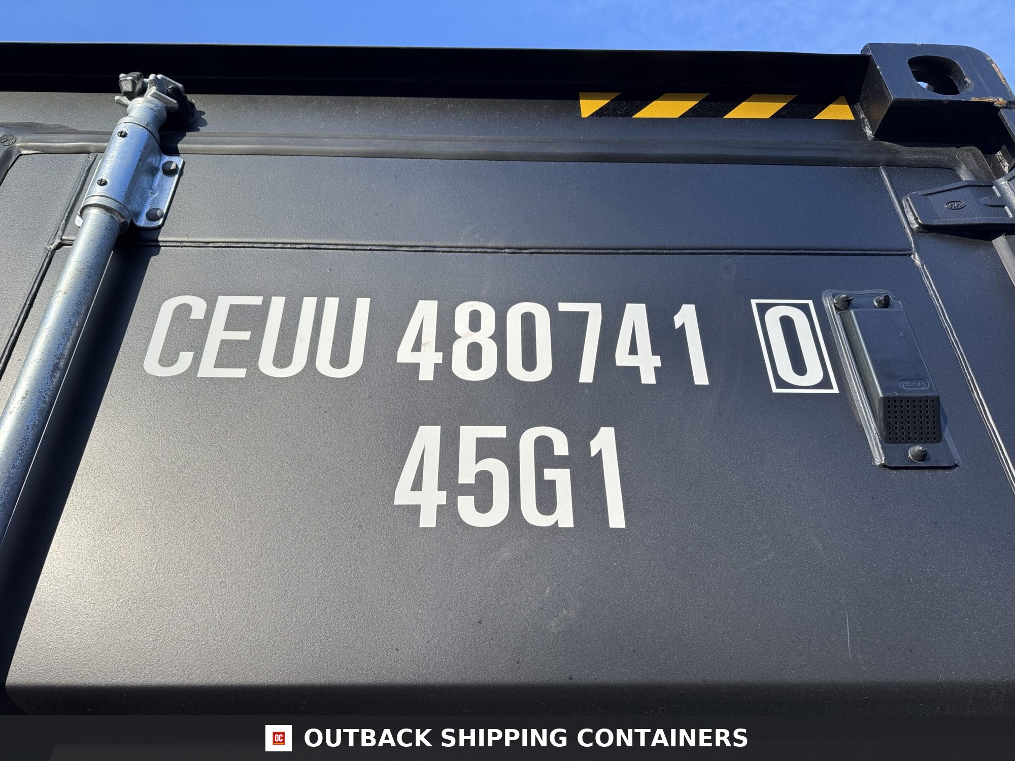 40ft New High Cube Shipping Container – Wind & Watertight – Black — 40ft — new (image 2 of 12)