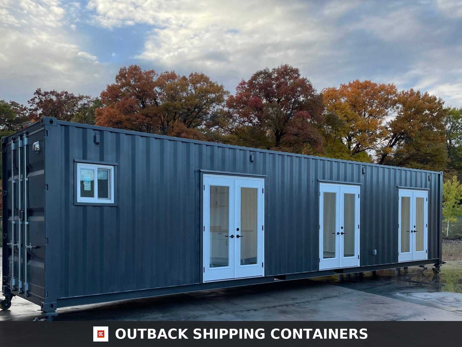 40ft Kennedy Luxury Container Home | 1 Bed 1 Bath Prefab Shipping Container House — 40ft — new (image 2 of 27)