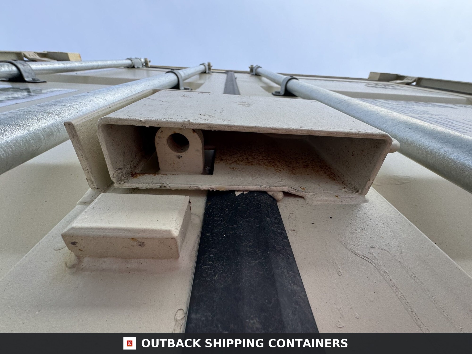 40ft New High Cube Shipping Container – Wind & Watertight – Beige — 40ft — new (image 5 of 12)