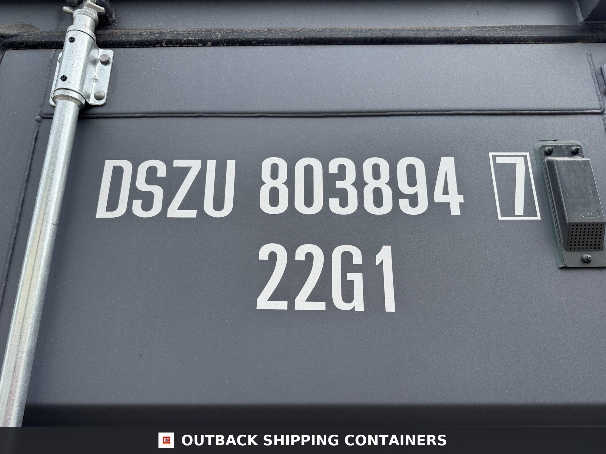 20ft New Shipping Container – Wind & Watertight – Gray — 20ft — new (image 2 of 12)