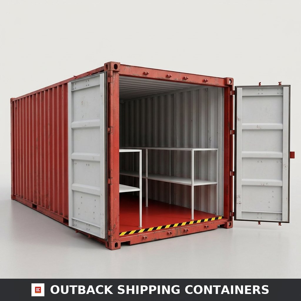 8Ft X 8Ft Raised And Flat Floor Bunded Store for Sale — Three-Quarter Angle View 8Ft X 8Ft Raised And Flat Floor Bunded Store — 8ft — new — storage containers (image 3 of 3)