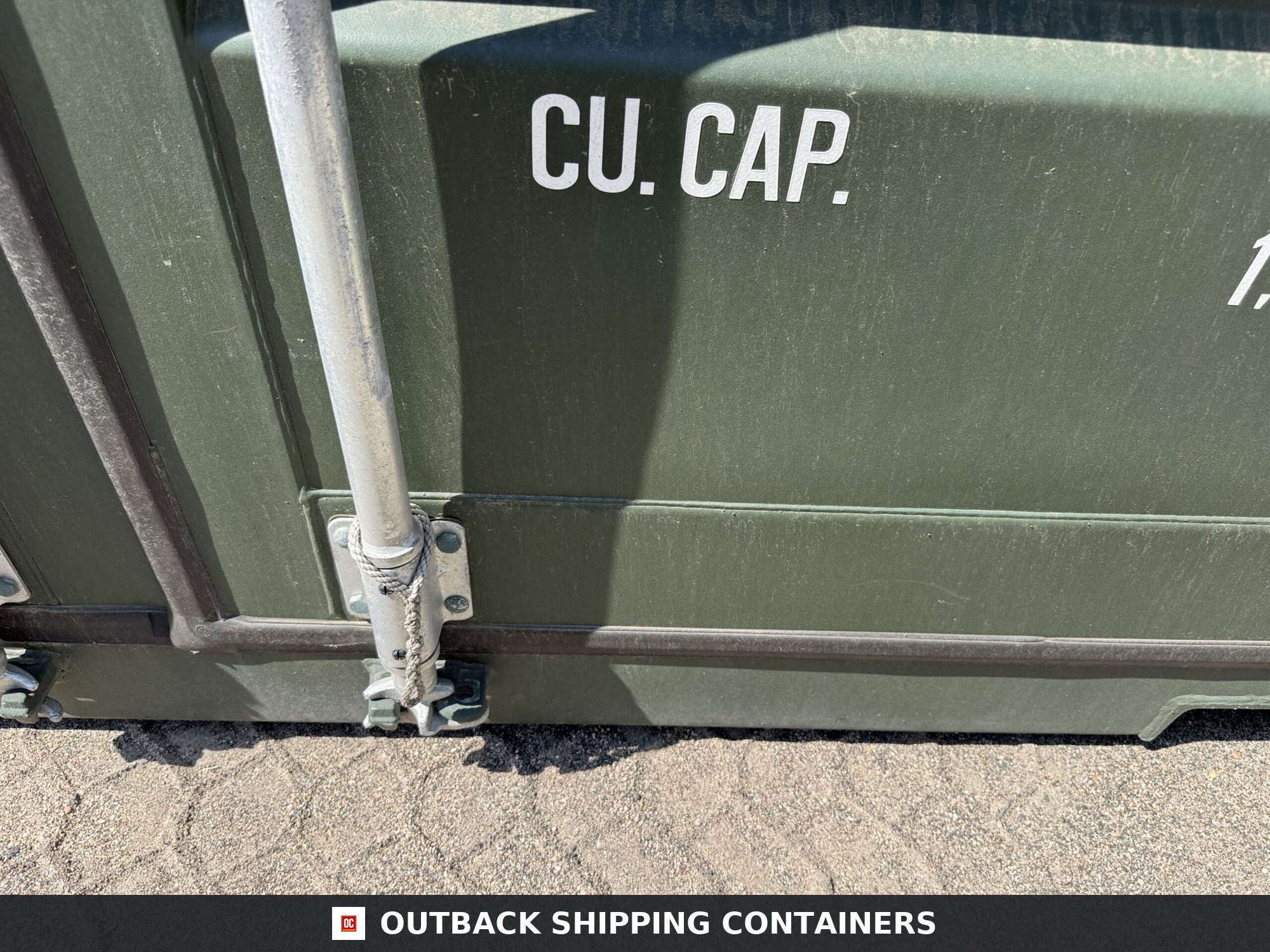 20ft New Shipping Container – Wind & Watertight – Green — 20ft — new (image 7 of 12)