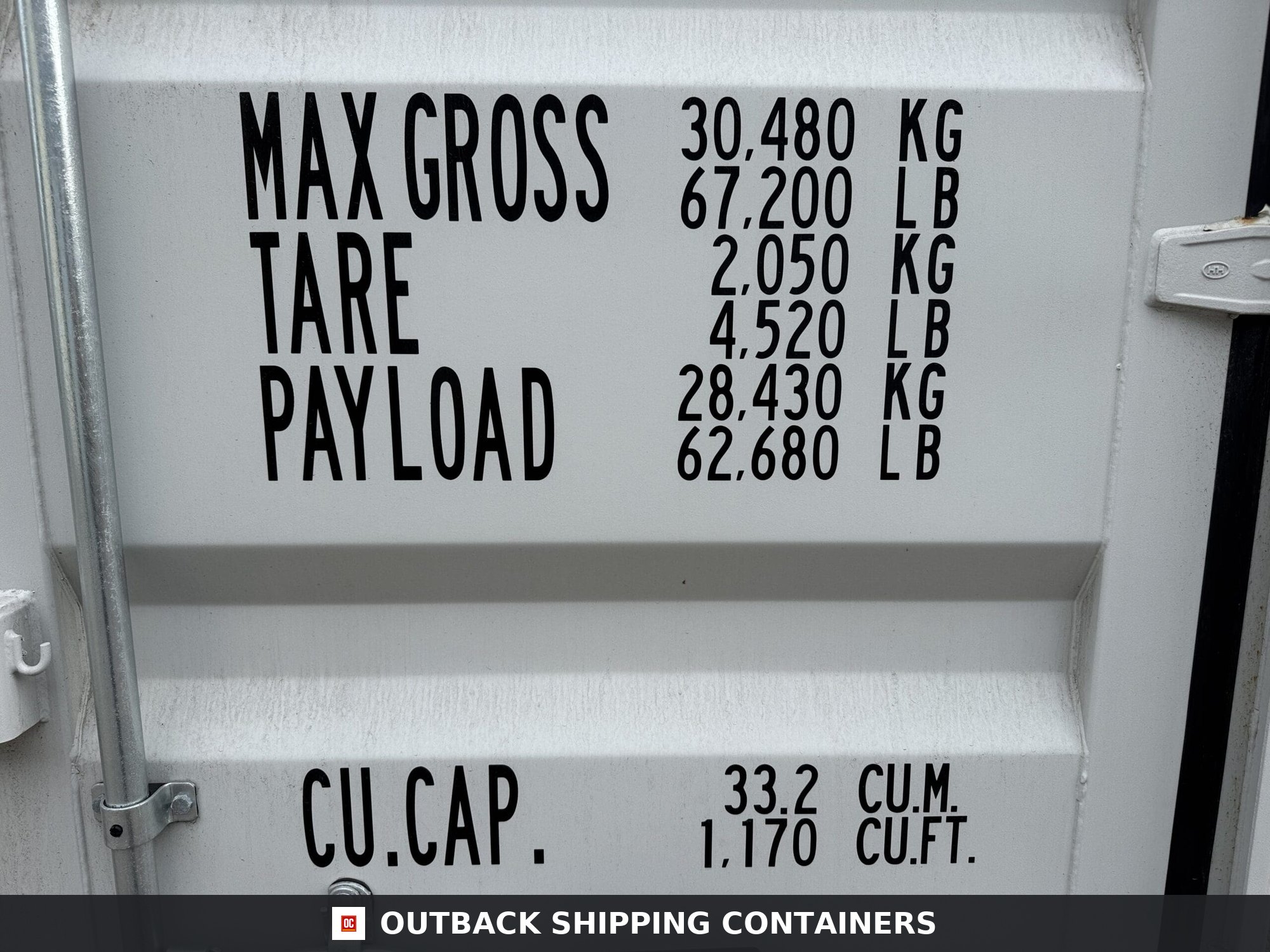 20ft New Shipping Container – Wind & Watertight – Gray — 20ft — new (image 4 of 12)