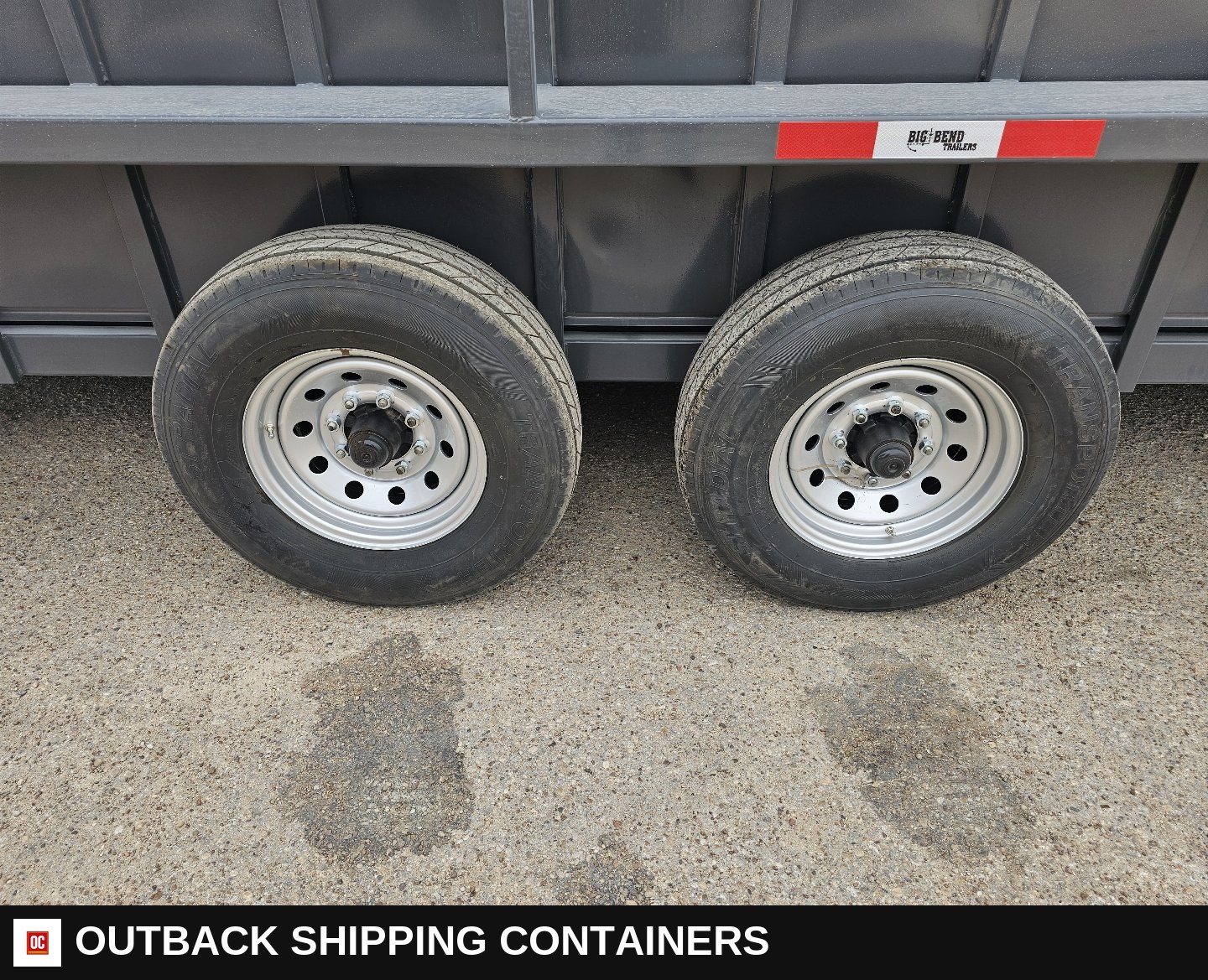 2025 Big Bend 6’8"X24' Stock / Stock Combo Trailer — Gate Latch And Hardware Detail | Outback Shipping Containers 2025 Big Bend 6’8"X24' Stock / Stock Combo Trailer for sale — gate latch and hardware detail