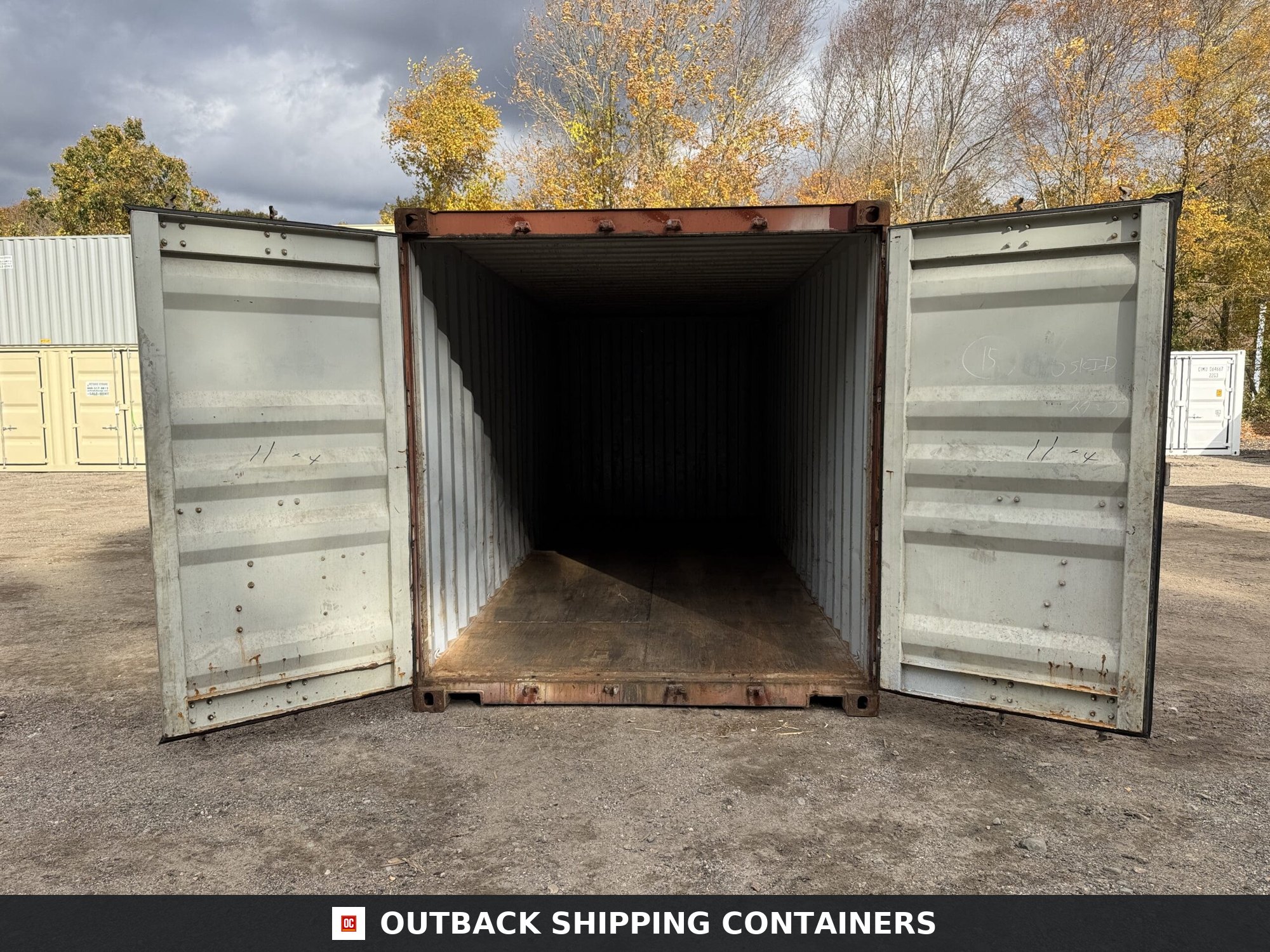 20ft Used Shipping Container – Wind & Watertight – Red — 20ft — used (image 2 of 12)
