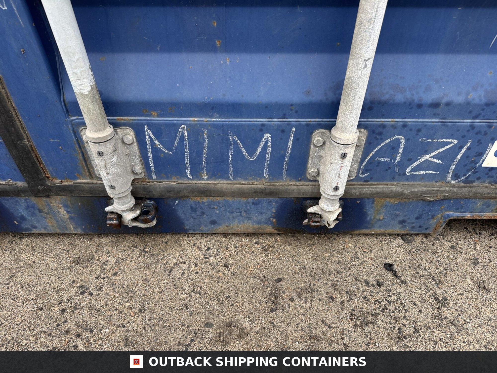 20ft Used Shipping Container – Wind & Watertight – Blue — 20ft — used (image 5 of 12)