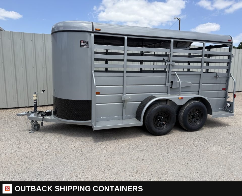2026 WW AA 5X14 Livestock Stock Combo Trailer for sale — front exterior view
