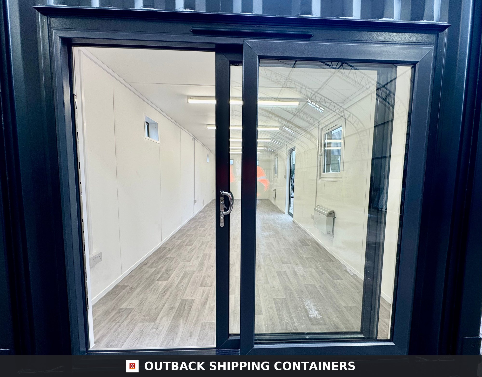 32x10ft for Sale — Side Profile View | Outback Shipping Containers 32x10ft — CUSTOM Cabin — image 2 of 15