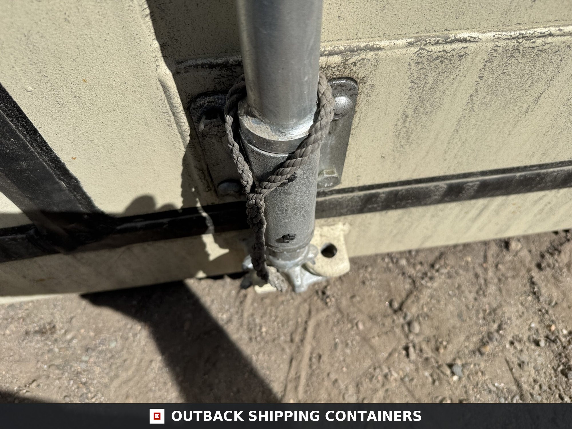 20ft New Shipping Container – Wind & Watertight – Beige — 20ft — new (image 7 of 12)