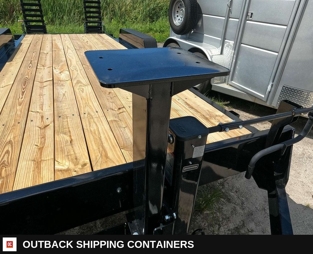 New 2025 Behnke 7 x 20 Equipment 20k Trailer — Rear Entry Door | Outback Shipping Containers New 2025 Behnke 7 x 20 Equipment 20k Trailer for sale — rear entry door