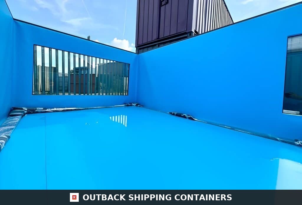 12M / 40ft Portable Container Swimming Pool | Ideal Outdoor Swimming — Door and Entry Detail 12M / 40ft Portable Container Swimming Pool | Ideal Outdoor Swimming Pool — 40ft — new (image 7 of 16)