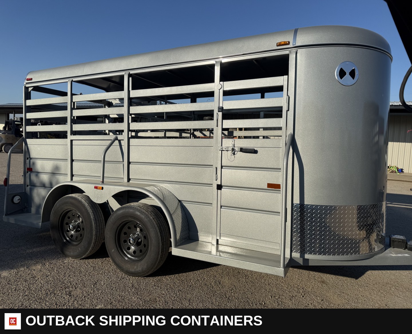 2026 W-W Trailer AA 5X14 Stock / Stock Combo Trailer for sale — front exterior view