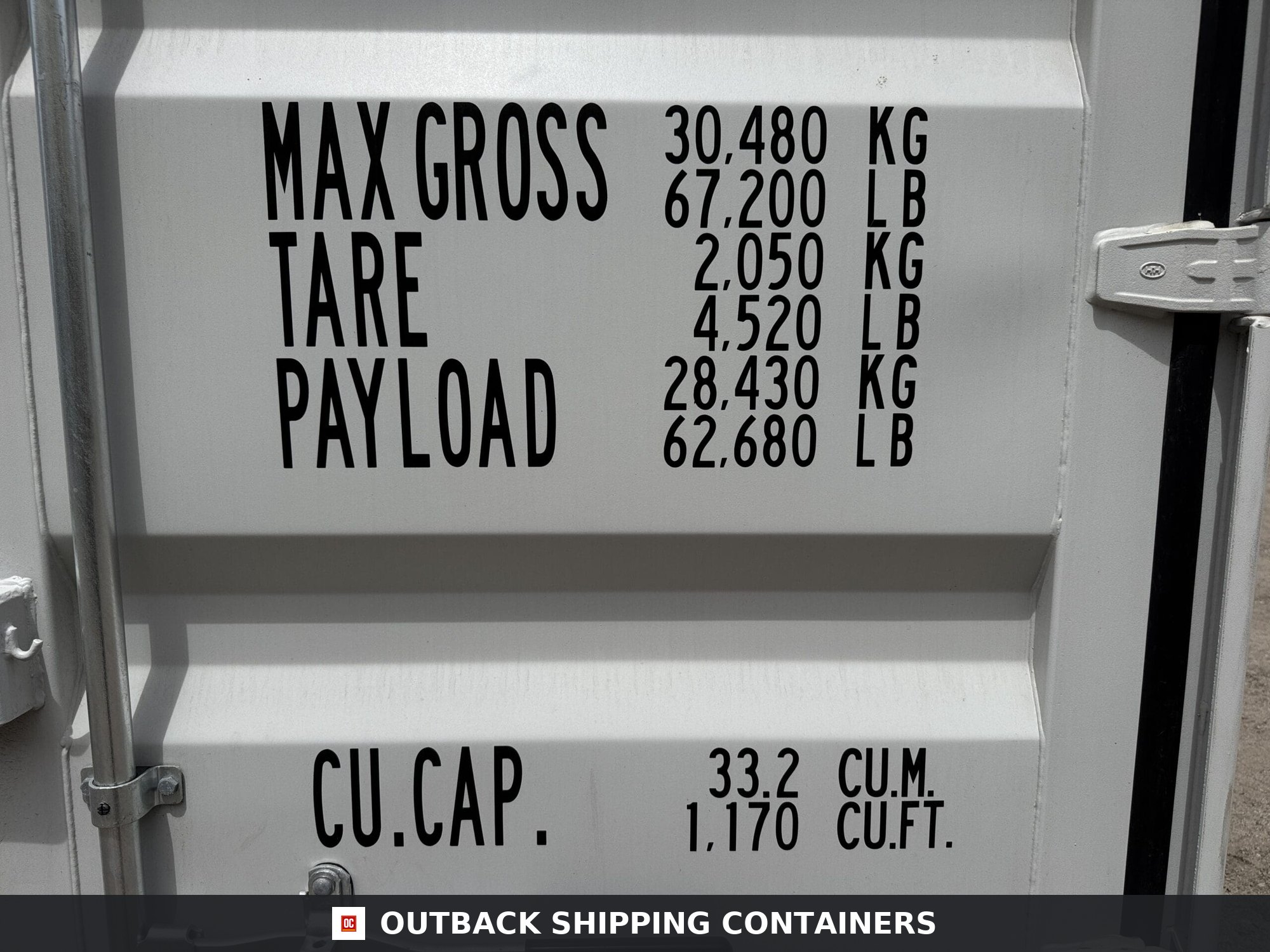 20ft New Shipping Container – Wind & Watertight – Gray — 20ft — new (image 4 of 12)