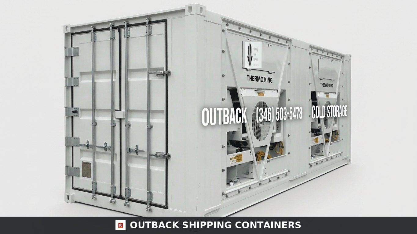 20ft Blast Freezers For Sale Online -40°F to 70°F (460V/230V 3P) — Three-Quarter Angle View 20ft Blast Freezers For Sale Online -40°F to 70°F (460V/230V 3P) — 40ft refrigerated container (image 2 of 2)