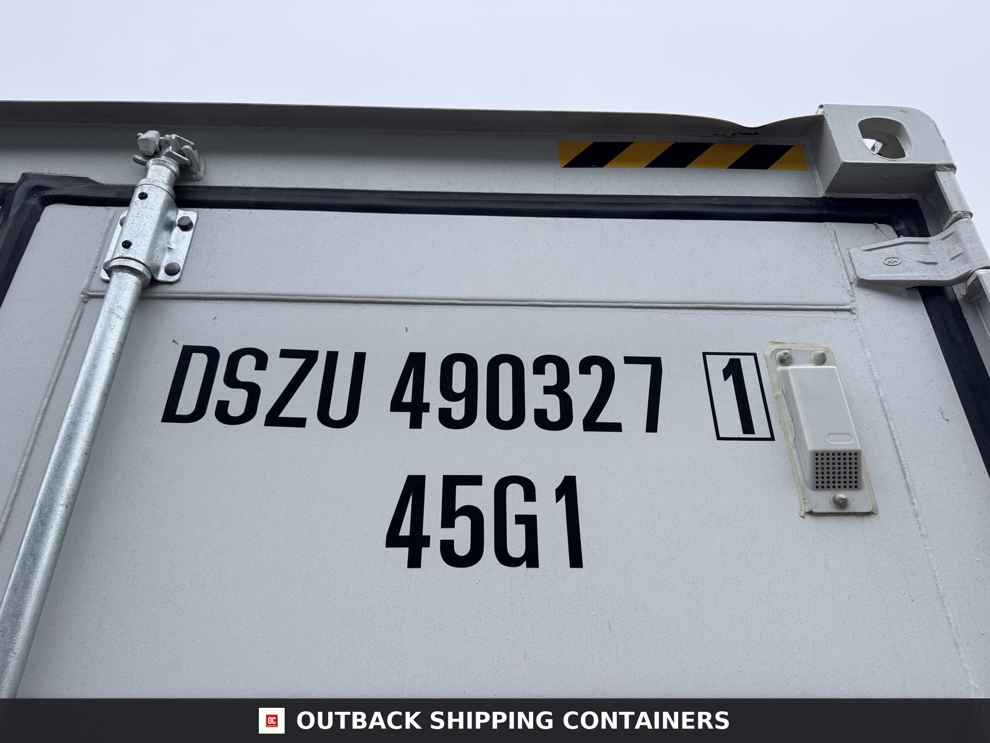 40ft New High Cube Shipping Container – Wind & Watertight – Gray — 40ft — new (image 2 of 12)