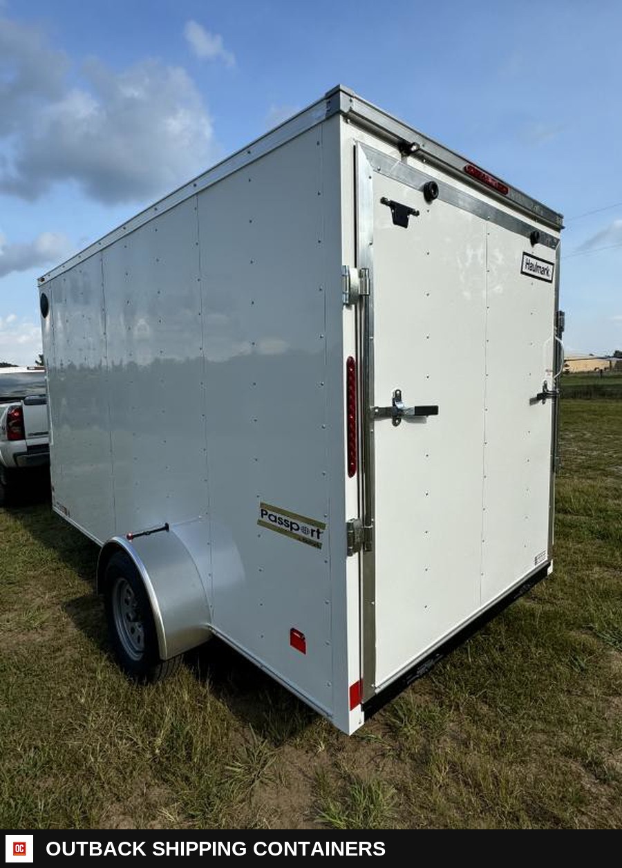 2025 Haulmark Passport 6x12' Cargo / Enclosed Trailer — Serving Window And Hatch | Outback Shipping Containers 2025 Haulmark Passport 6x12' Cargo / Enclosed Trailer for sale — serving window and hatch