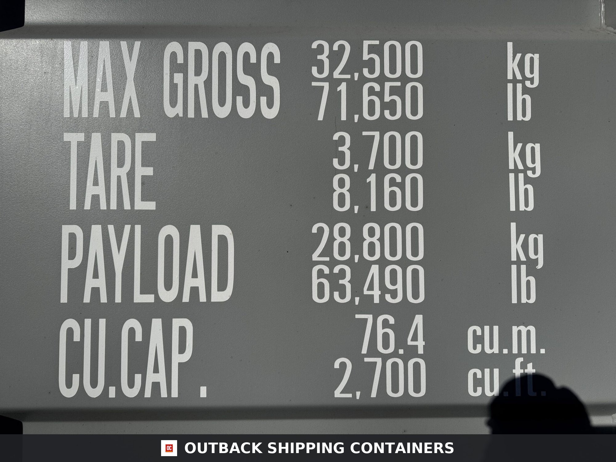 40ft New High Cube Shipping Container – Wind & Watertight – Gray — 40ft — new (image 4 of 12)