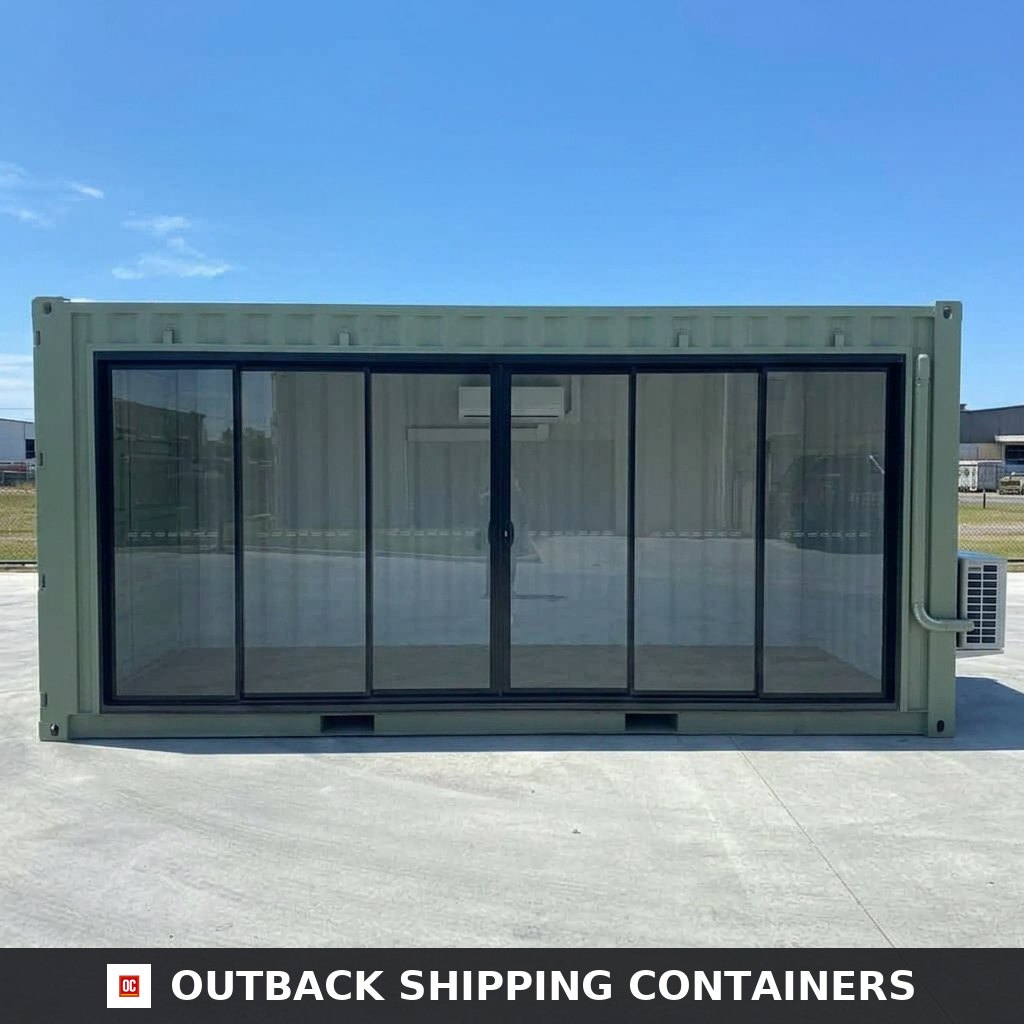 Modified 20FT container office with Glass door & AC for Sale — Interior Detail Modified 20FT container office with Glass door & AC — 20ft — new (image 6 of 6)