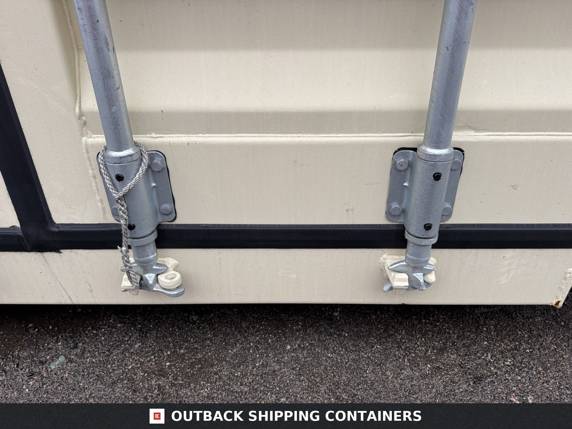 40ft New High Cube Shipping Container – Wind & Watertight – Beige — 40ft — new (image 7 of 12)