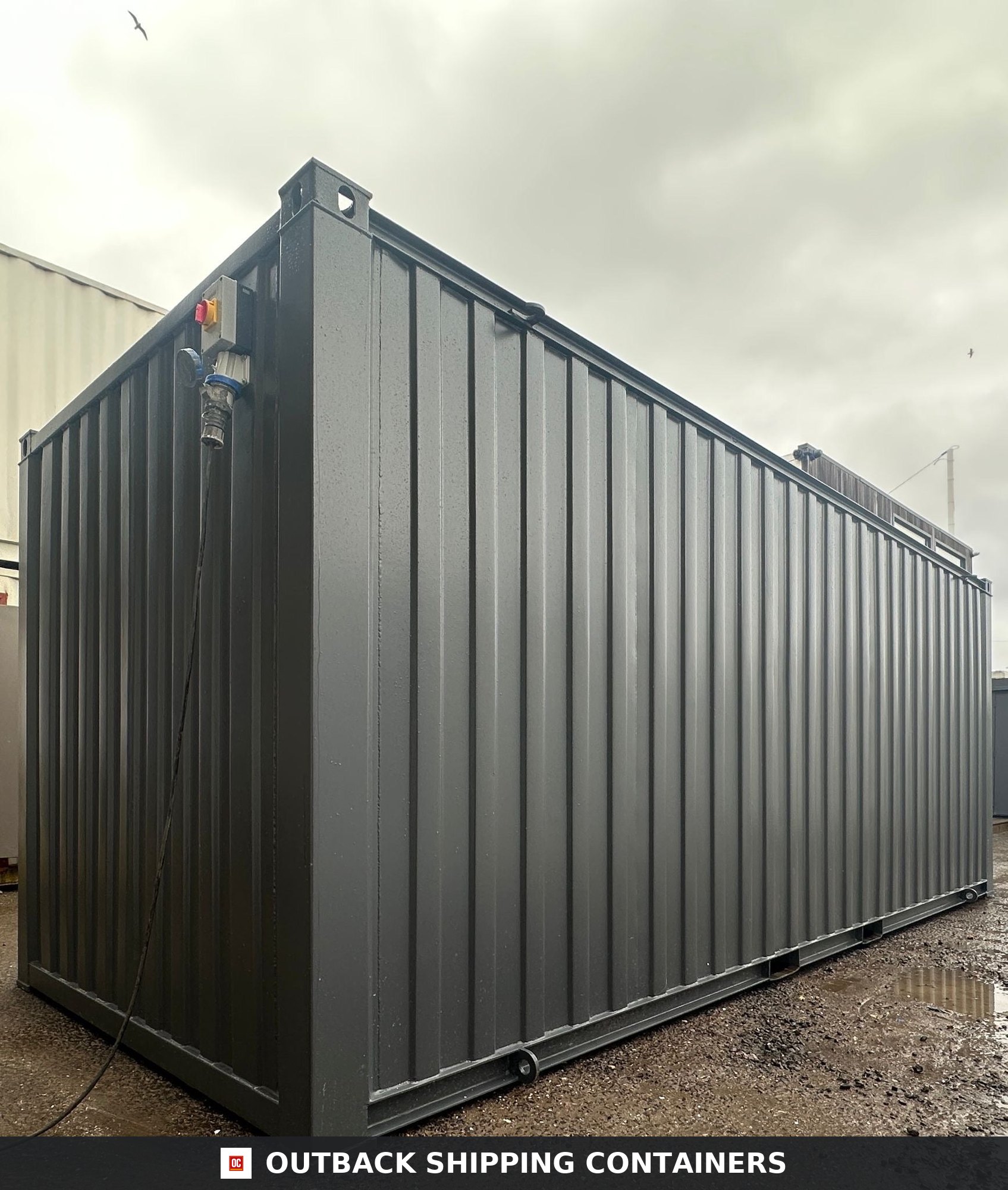 21ft x 8ft Steel Secure Store with Electric Pack — Anti-Vandal Portable Storage — gallery view 8