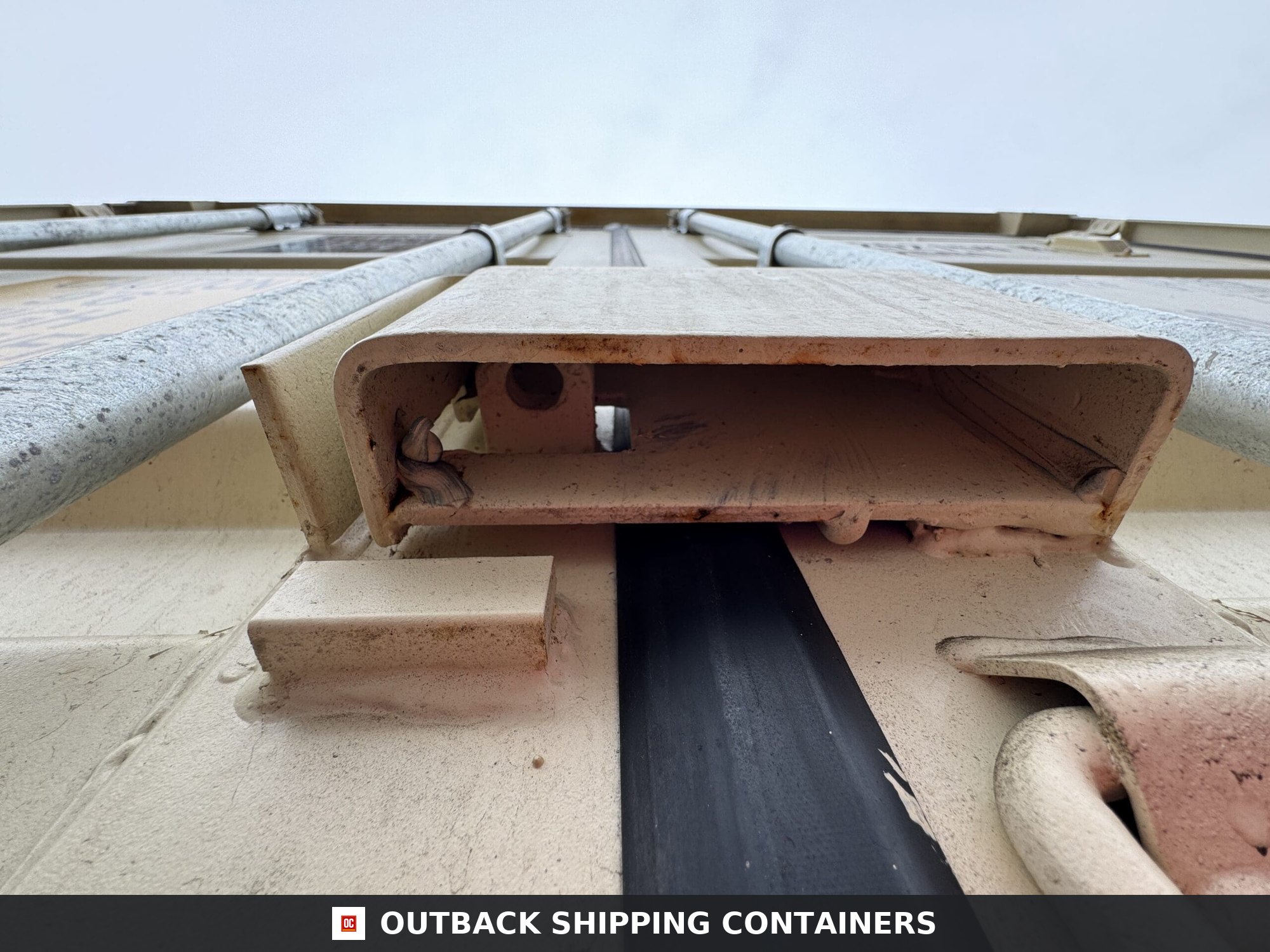 20ft New High Cube Shipping Container – Wind & Watertight – Beige — 20ft — new (image 5 of 12)