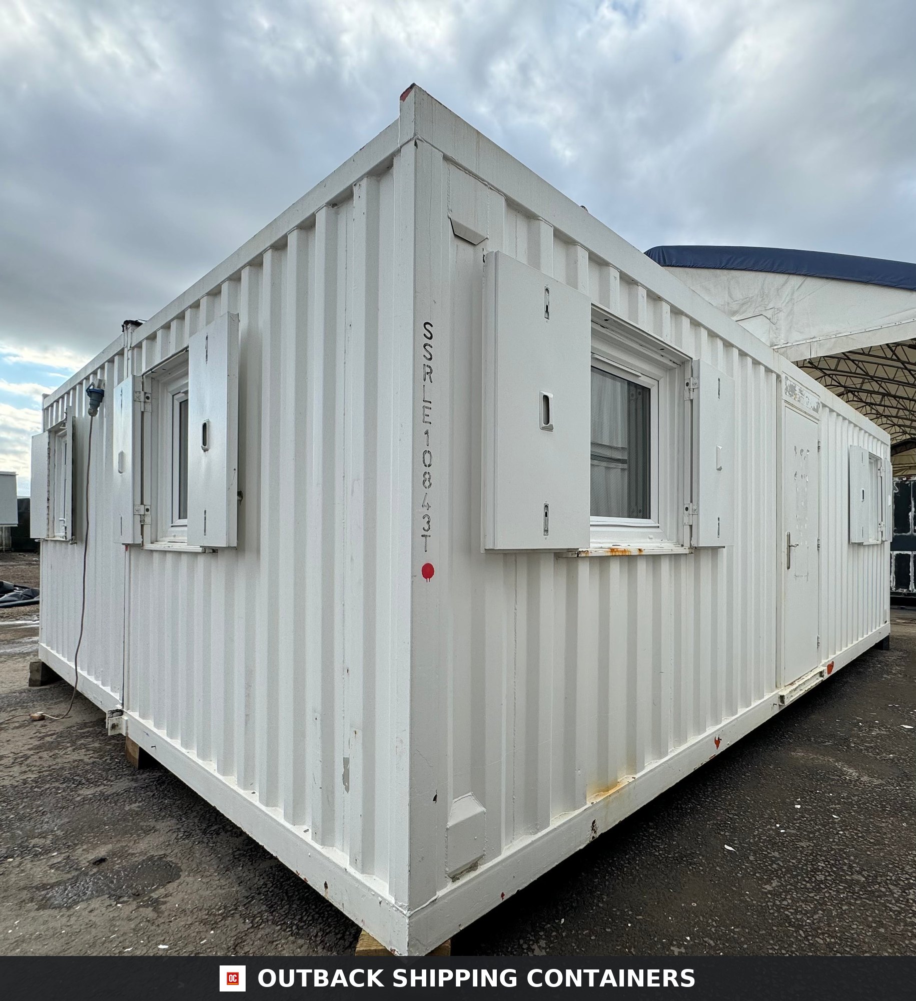 Modular Building 2 Bay for Sale — Side Profile View | Outback Shipping Containers Modular Building 2 Bay — 24x20ft — Portable Building - image 2