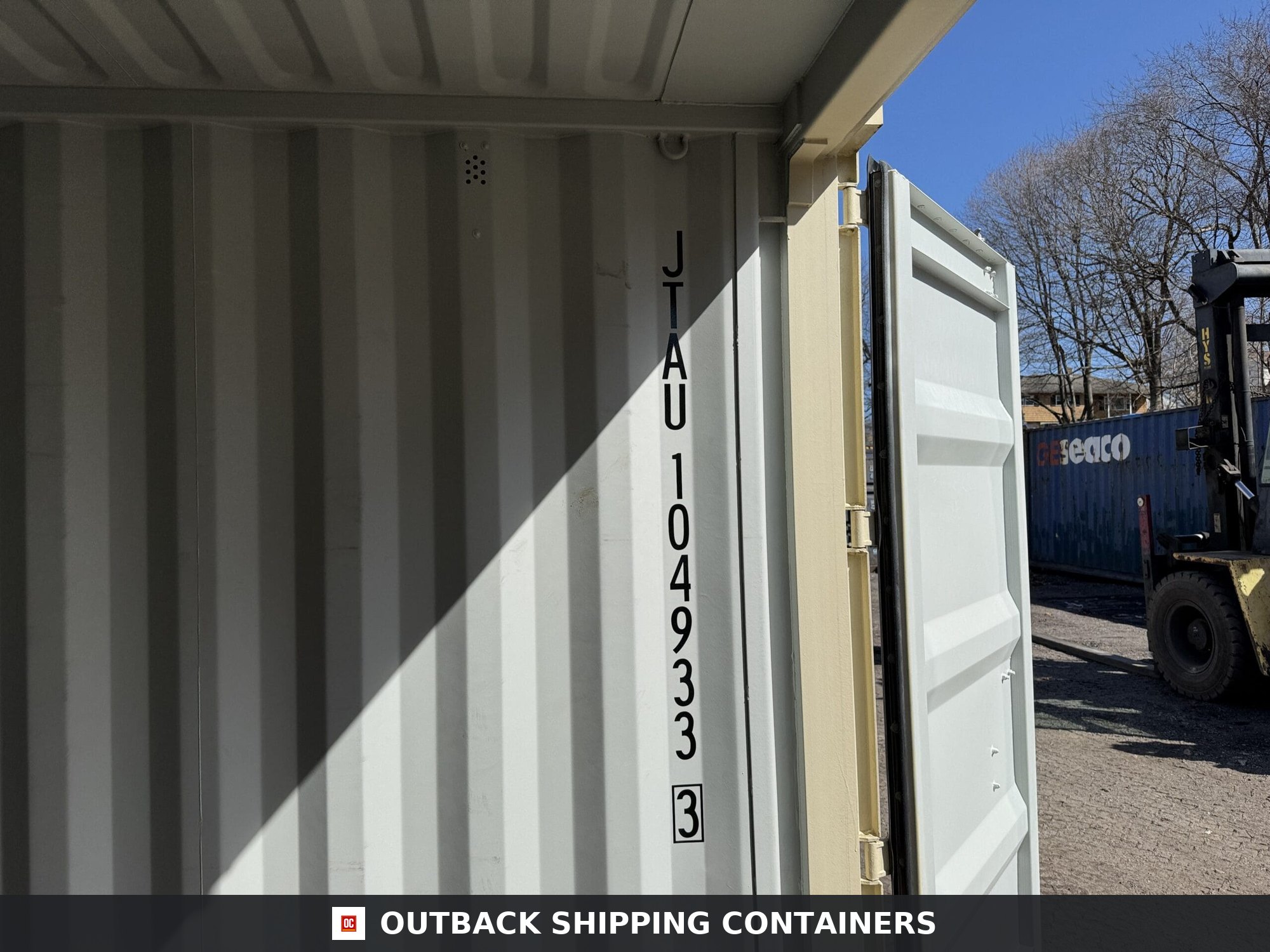 20ft New Shipping Container – Wind & Watertight – Beige — 20ft — new (image 3 of 12)