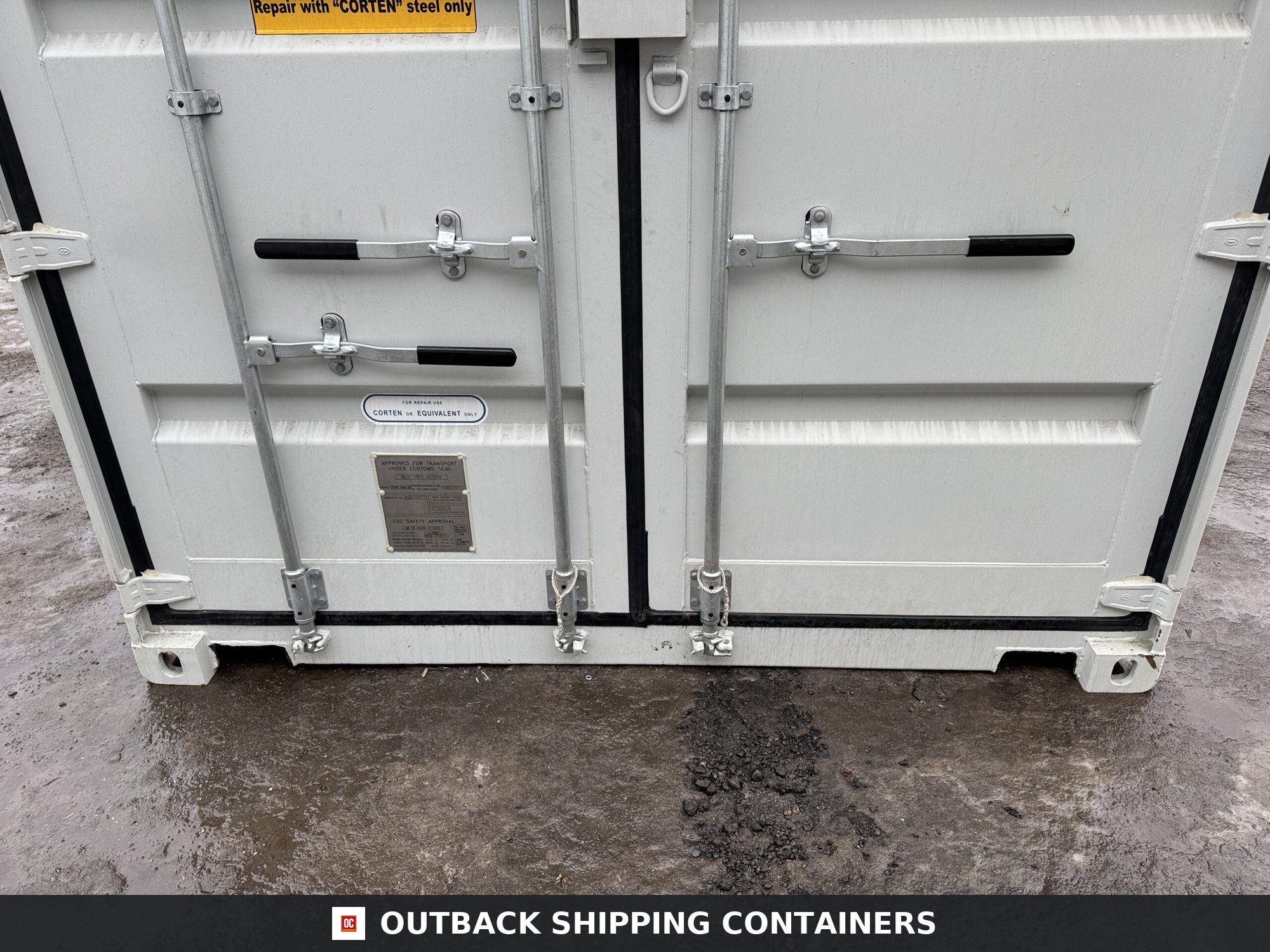 40ft New High Cube Shipping Container – Wind & Watertight – Gray — 40ft — new (image 6 of 12)
