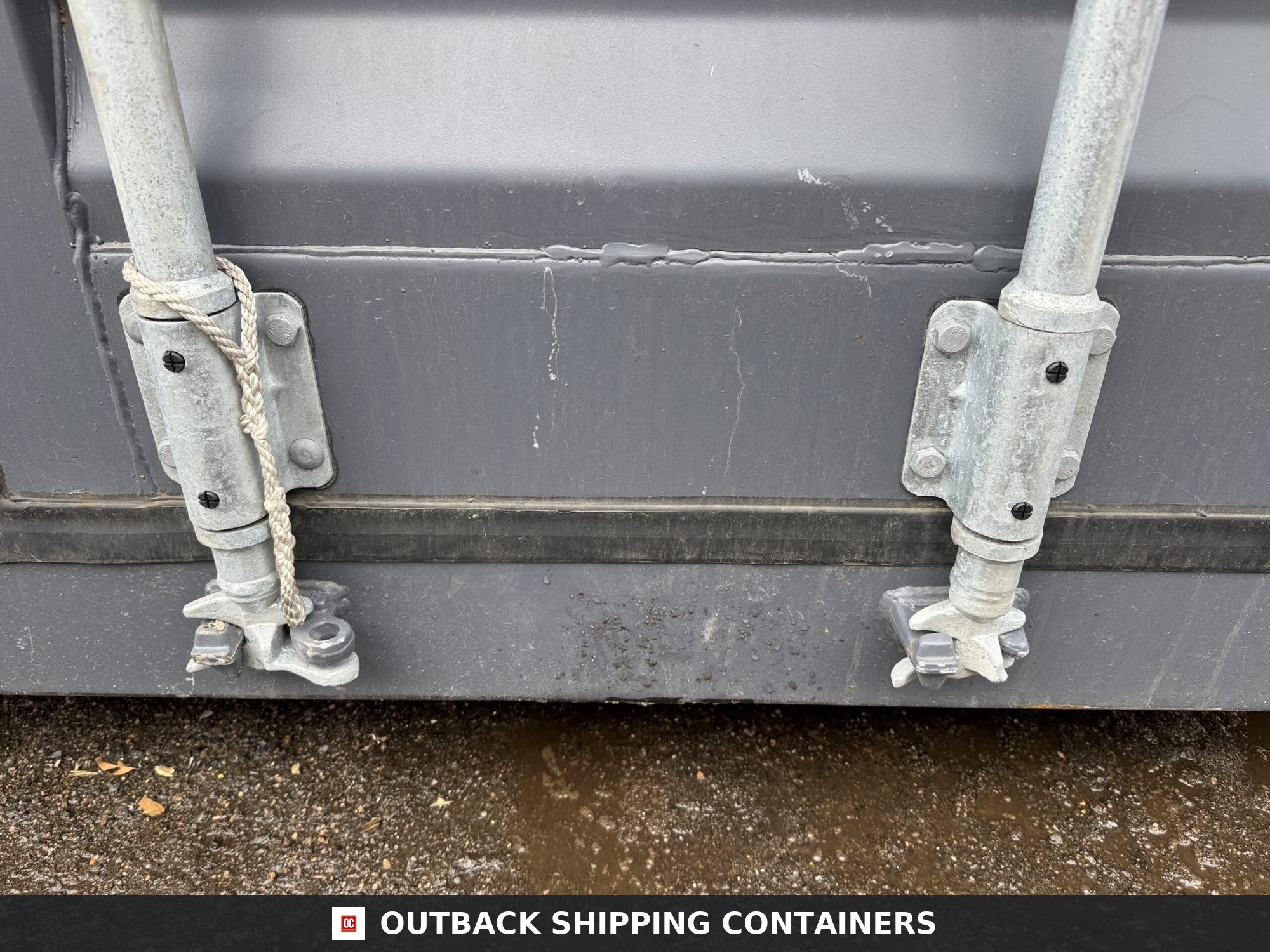 40ft New High Cube Shipping Container – Wind & Watertight – Dk Gray — 40ft — new (image 7 of 12)