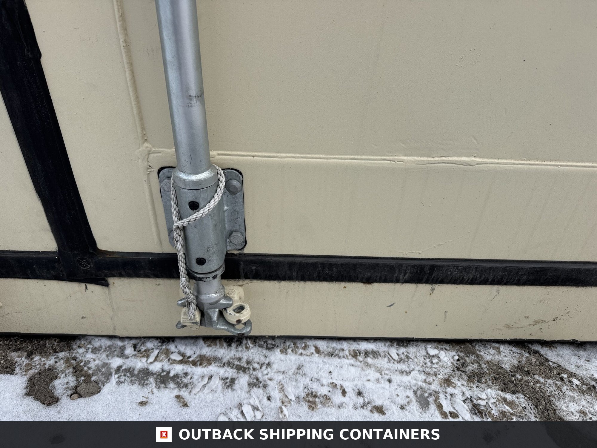 40ft New High Cube Shipping Container – Wind & Watertight – Beige — 40ft — new (image 7 of 12)
