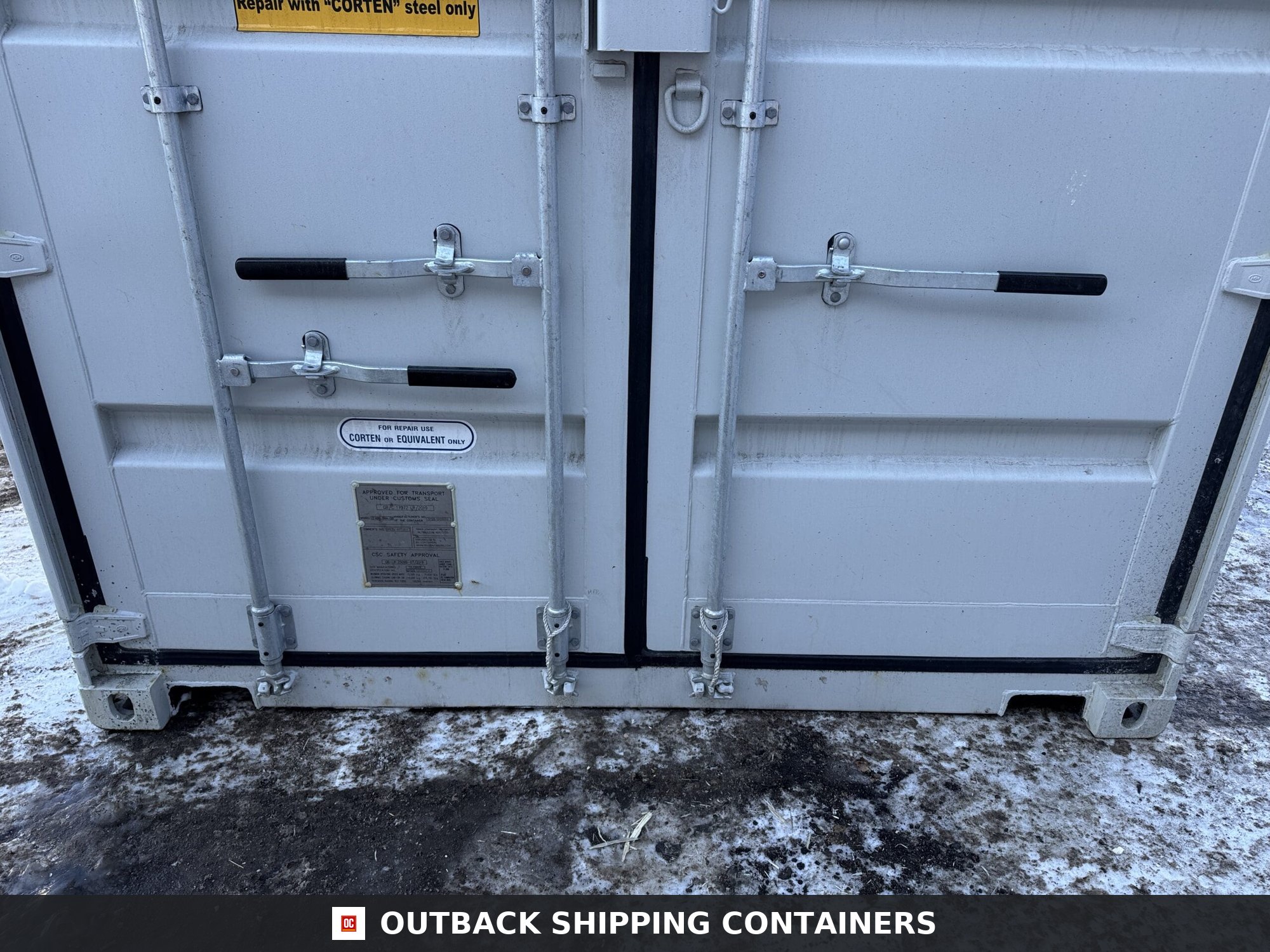 40ft New High Cube Shipping Container – Wind & Watertight – Gray — 40ft — new (image 6 of 12)