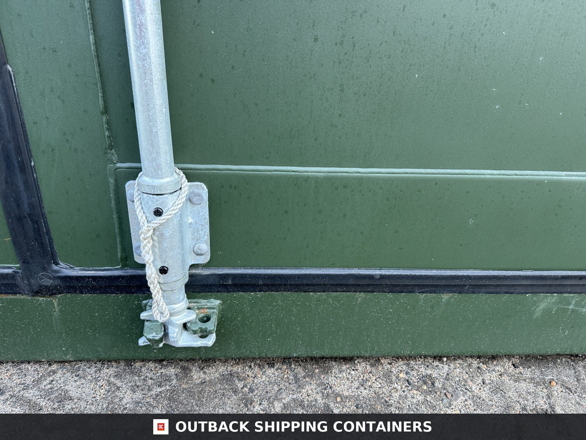 40ft New High Cube Shipping Container – Wind & Watertight – Green — 40ft — new (image 7 of 12)