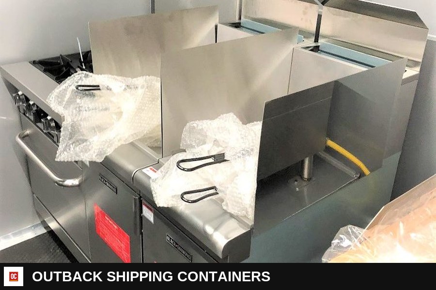 8.5x20 Equipped Concession Trailer for sale — equipment and appliance detail