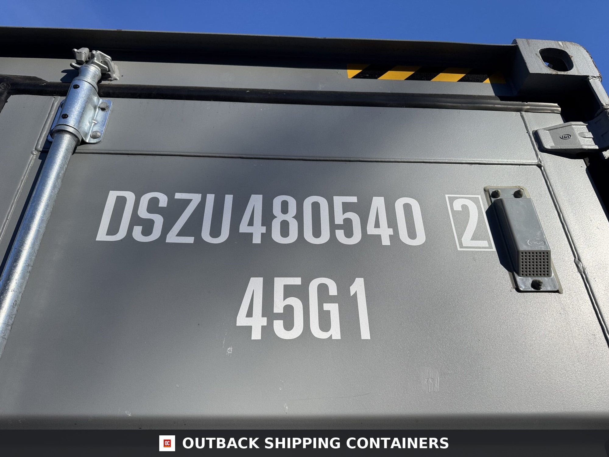 40ft New High Cube Shipping Container – Wind & Watertight – Gray — 40ft — new (image 2 of 12)