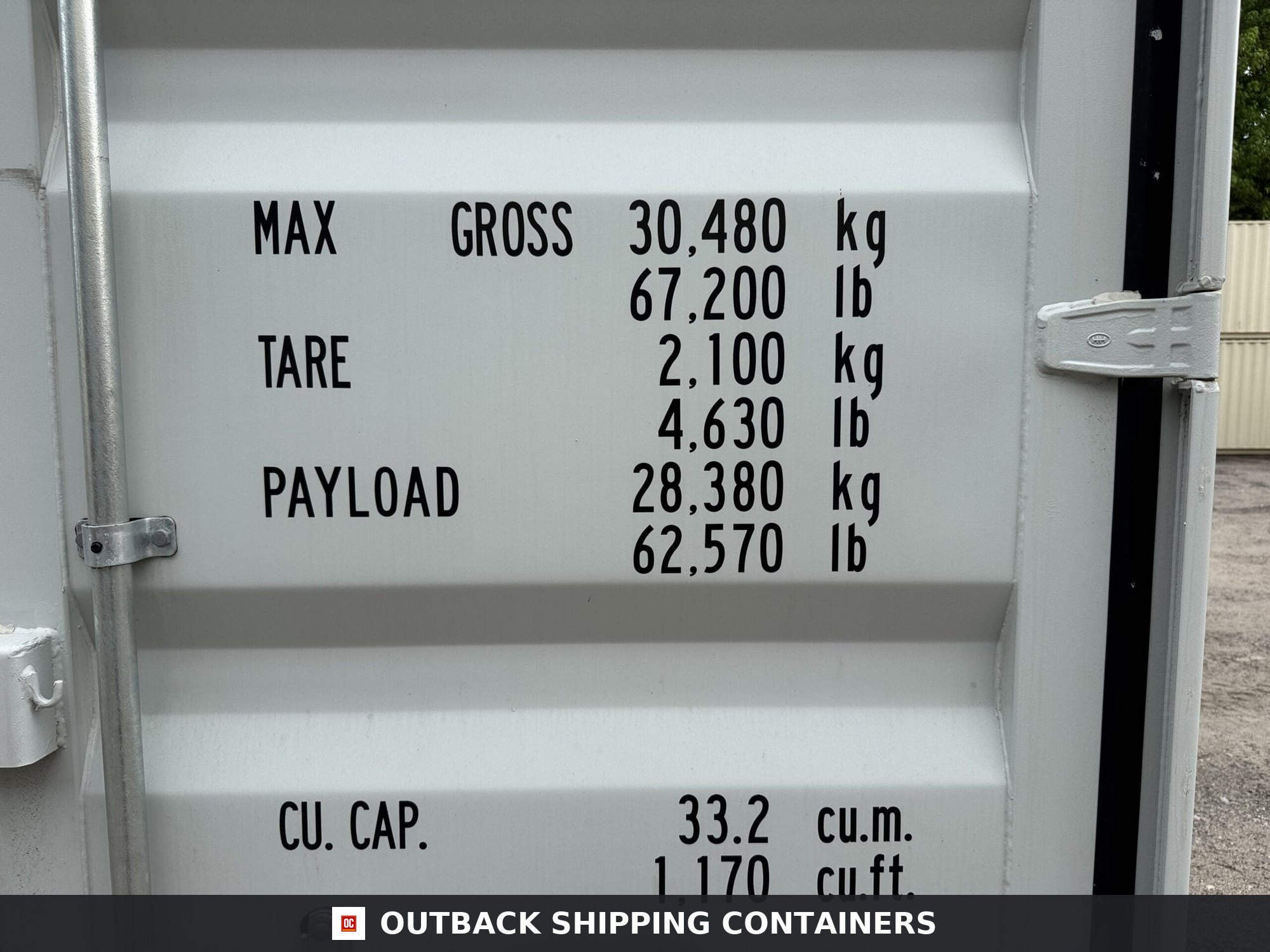 20ft New Shipping Container – Wind & Watertight – Gray — 20ft — new (image 4 of 12)