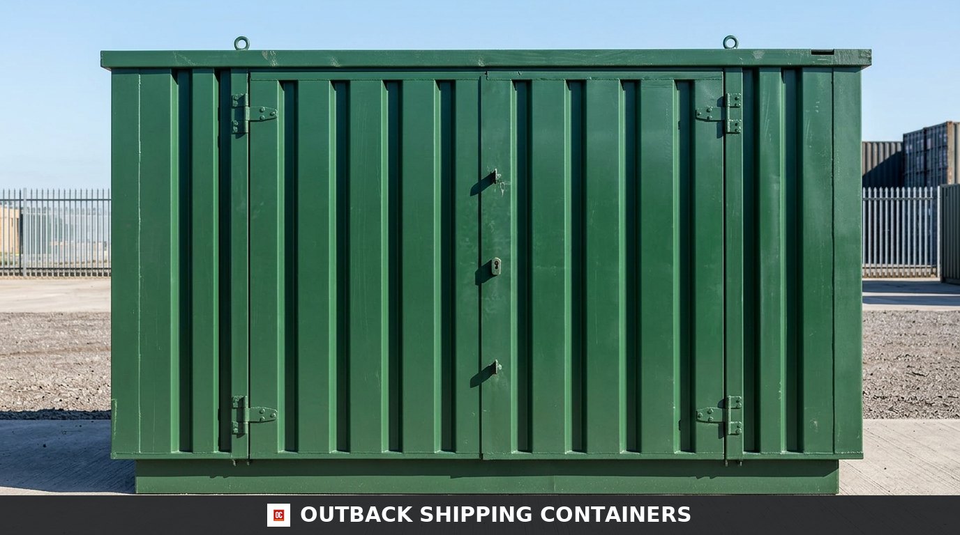 4m x 2.1m Powder Coated Flat Packed Store — new — storage containers (image 6 of 6)