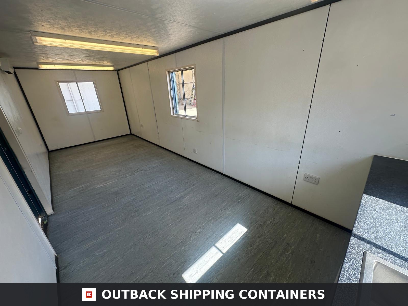 24x9ft for Sale — Window and Shutter Detail | Outback Shipping Containers 24x9ft — Office / Canteen — Building Site Accommodation — Portable Anti-Vandal - image 8