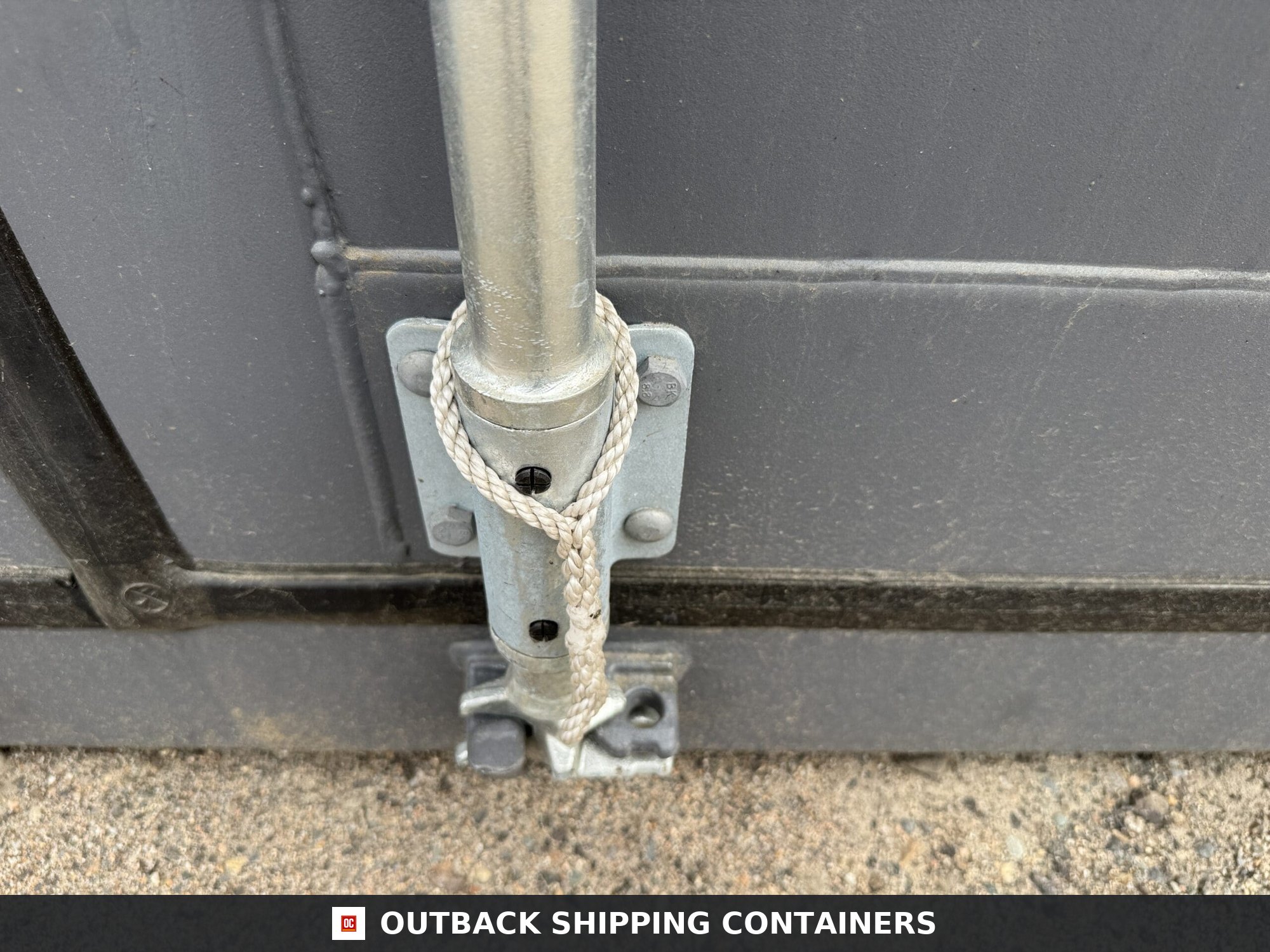 20ft New Shipping Container – Wind & Watertight – Gray — 20ft — new (image 7 of 12)