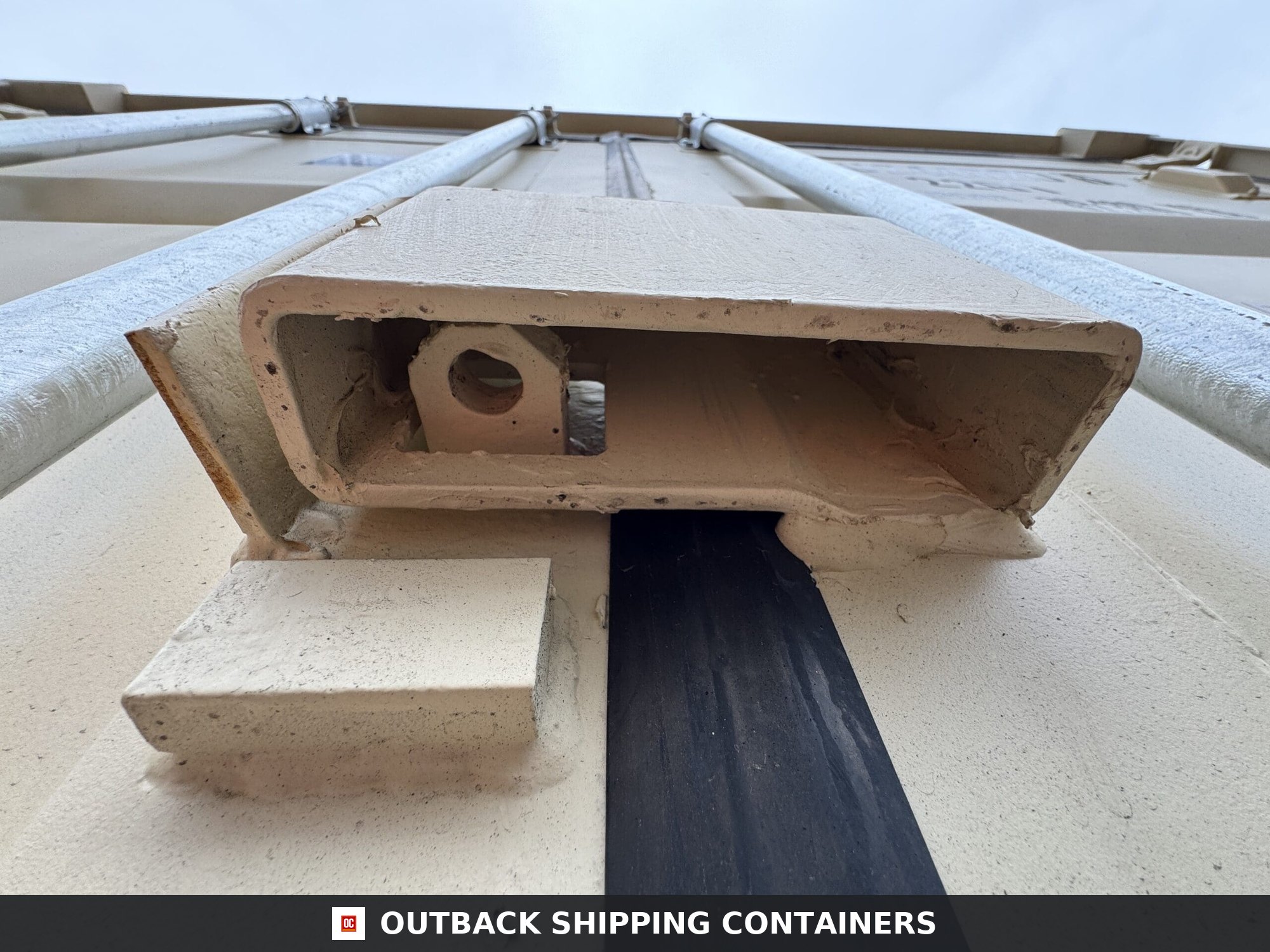 20ft New Shipping Container – Wind & Watertight – Beige — 20ft — new (image 5 of 12)