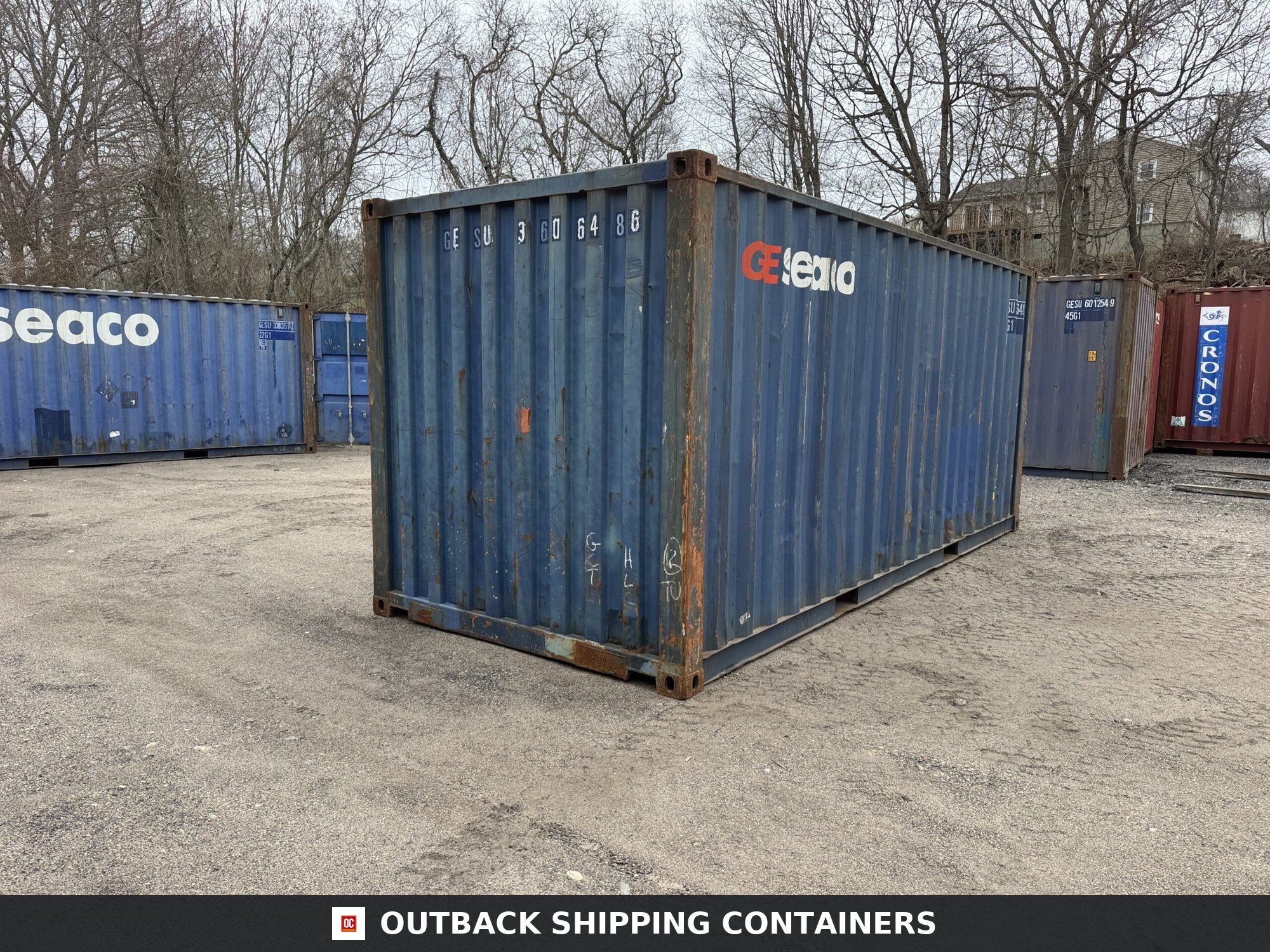 20ft Used Shipping Container – Wind & Watertight – Blue — 20ft — used (image 10 of 12)