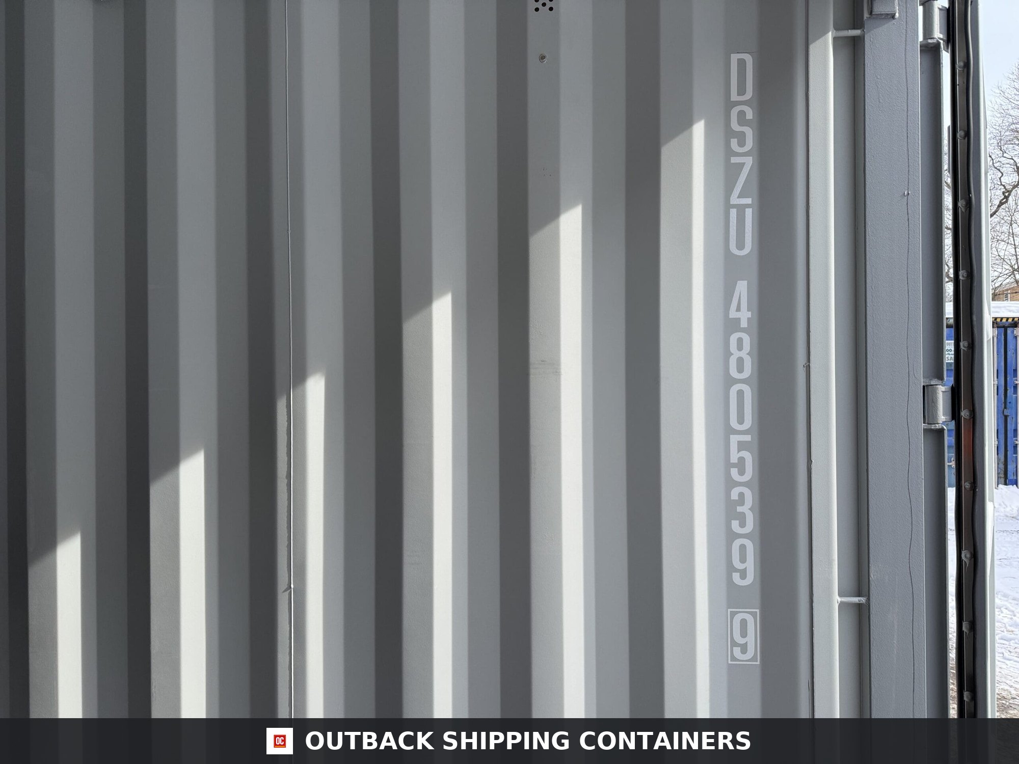 40ft New High Cube Shipping Container – Wind & Watertight – Gray — 40ft — new (image 4 of 12)